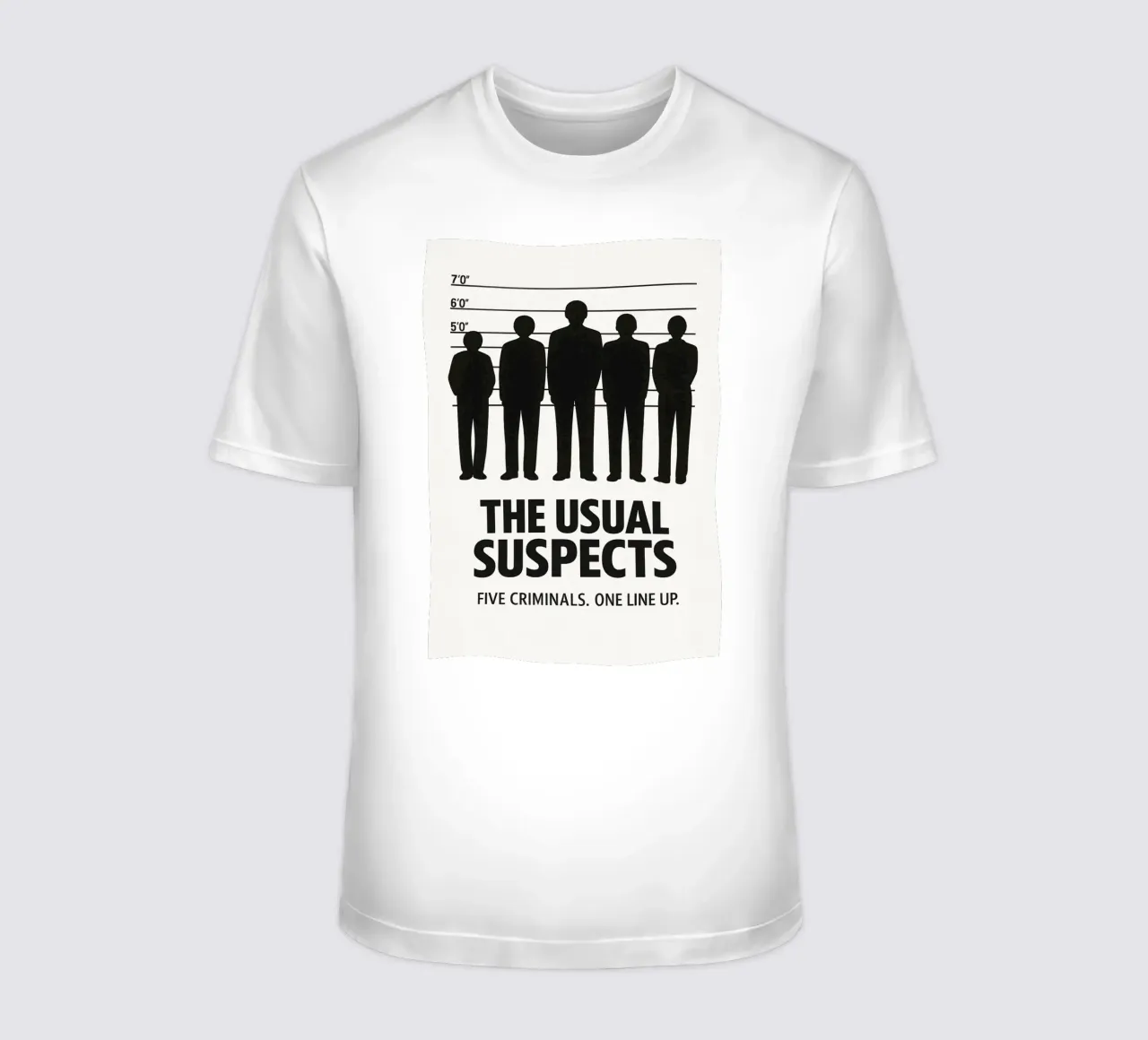 The Usual Suspects Print t-shirt da MoviesArt