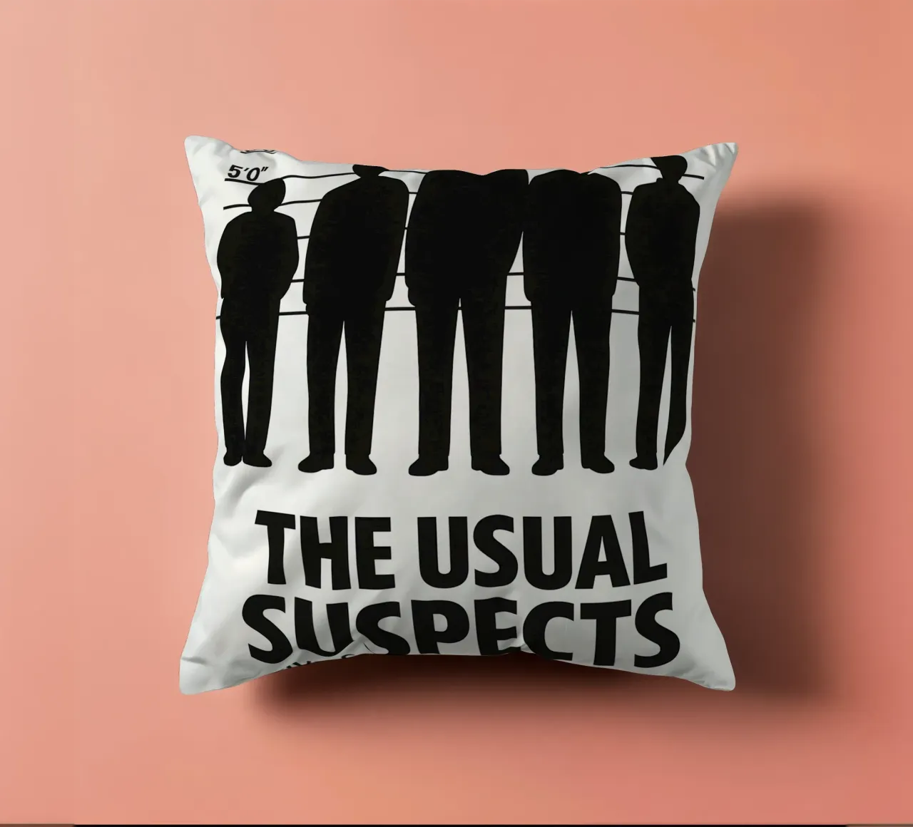 The Usual Suspects Print cuscino da MoviesArt