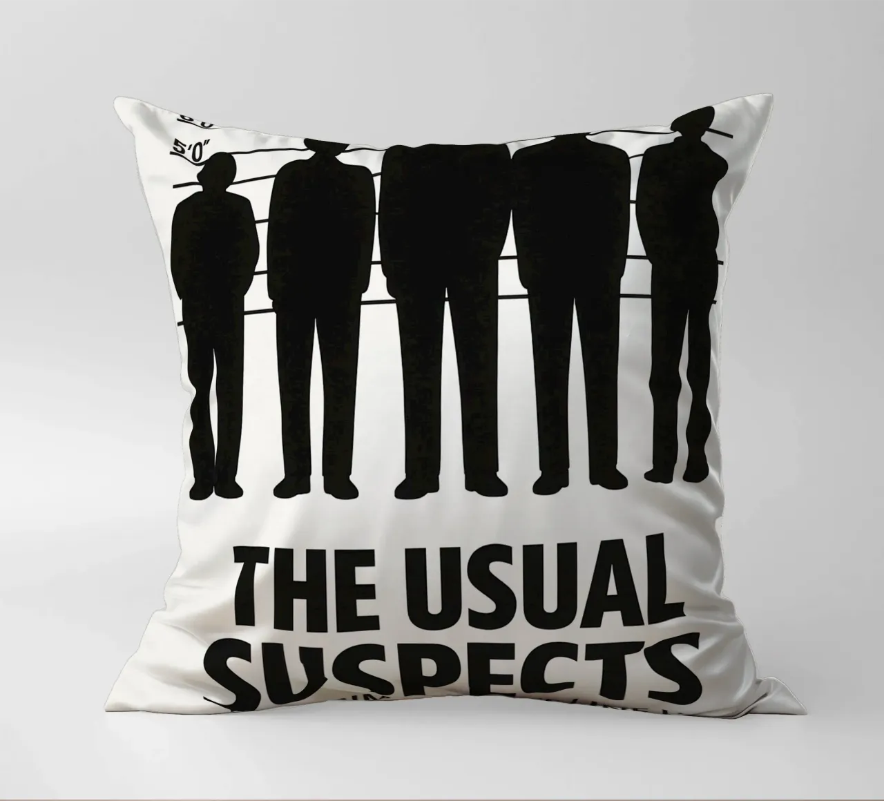 The Usual Suspects Print cuscino da MoviesArt