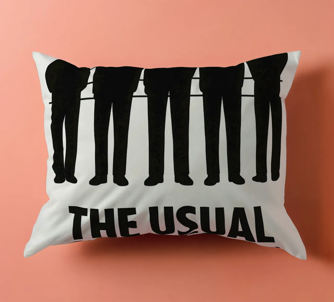 The Usual Suspects Print cuscino da MoviesArt
