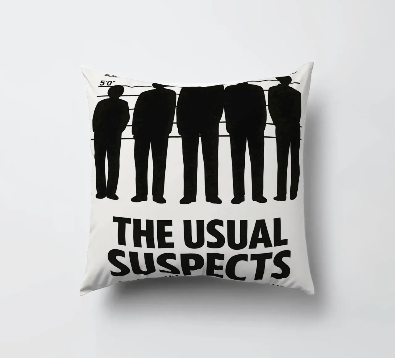 The Usual Suspects Print cuscino da MoviesArt