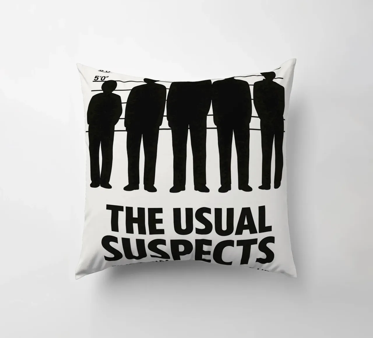 The Usual Suspects Print cuscino da MoviesArt