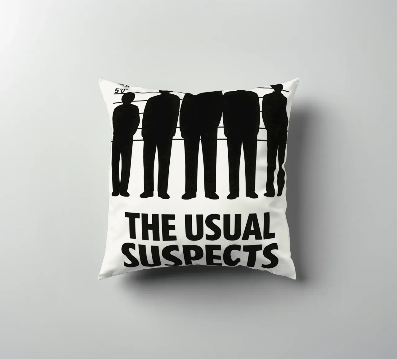 The Usual Suspects Print cuscino da MoviesArt