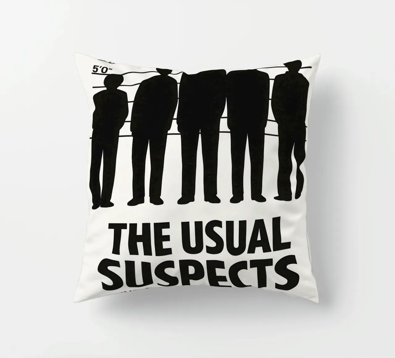 The Usual Suspects Print cuscino da MoviesArt