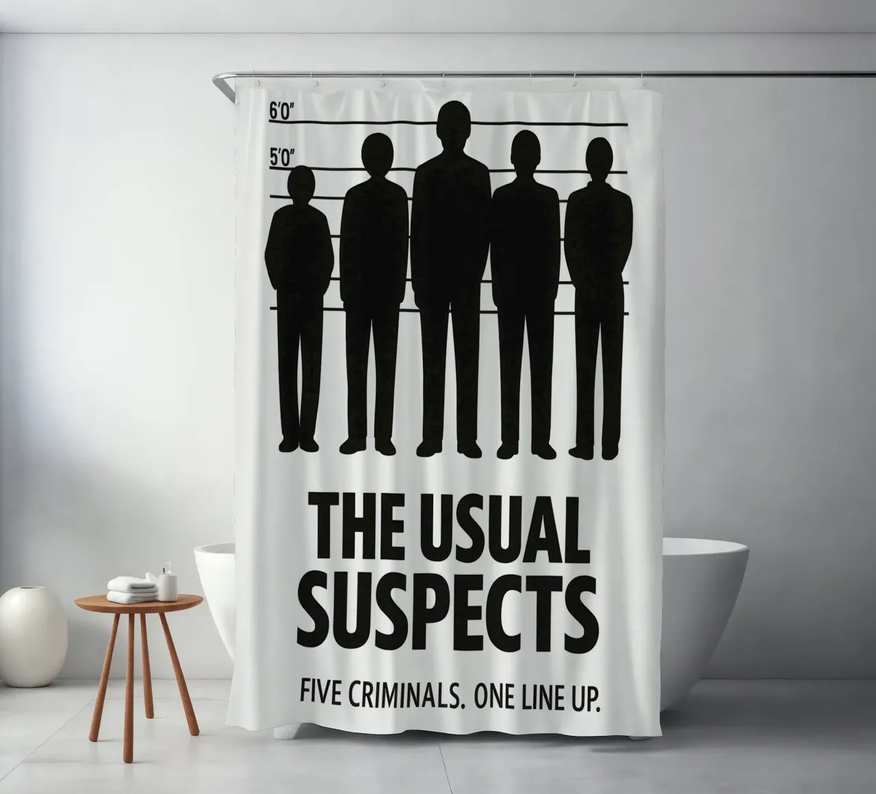 The Usual Suspects Print tenda da doccia da MoviesArt