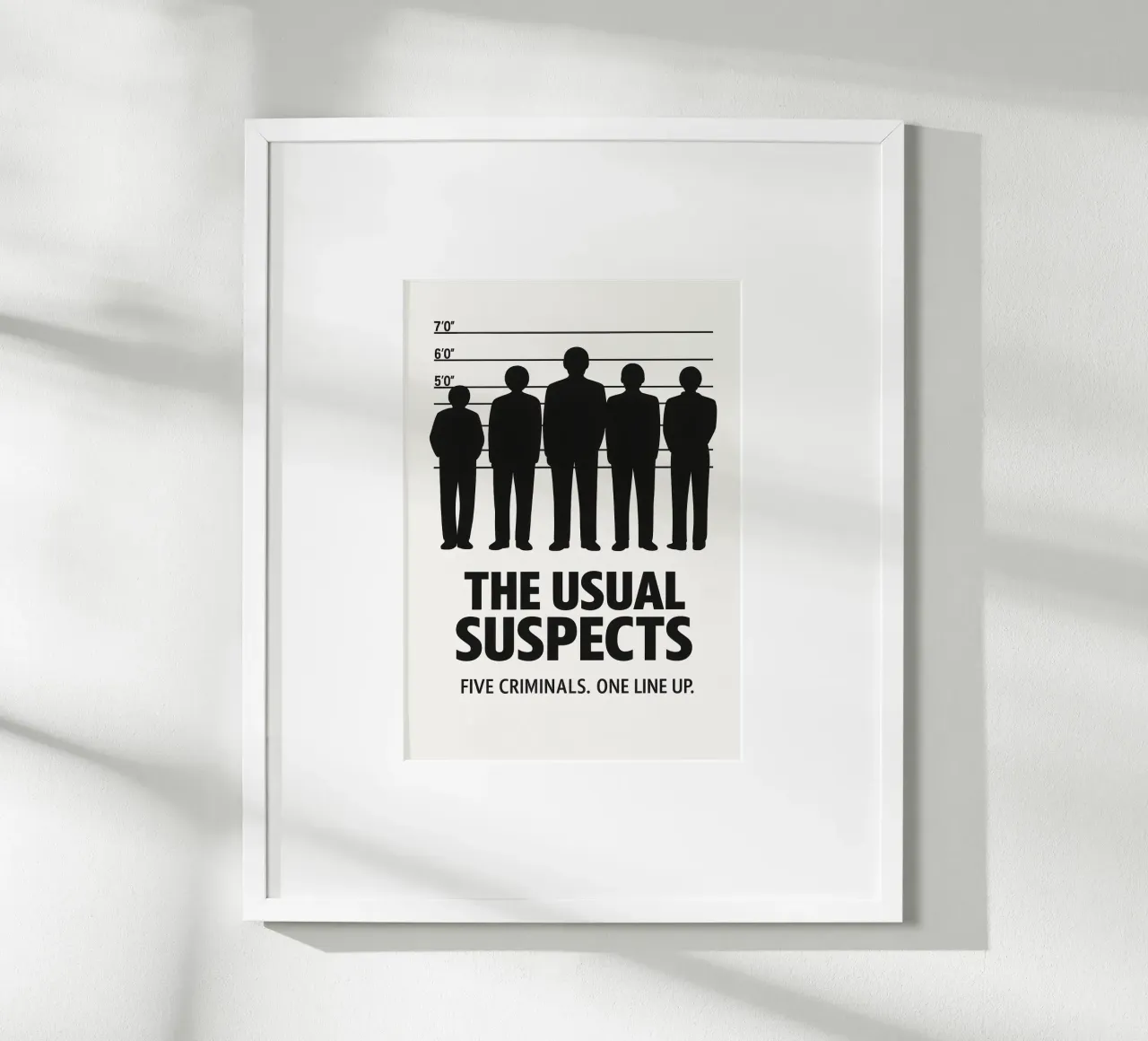 The Usual Suspects Print carta hahnemühle da MoviesArt