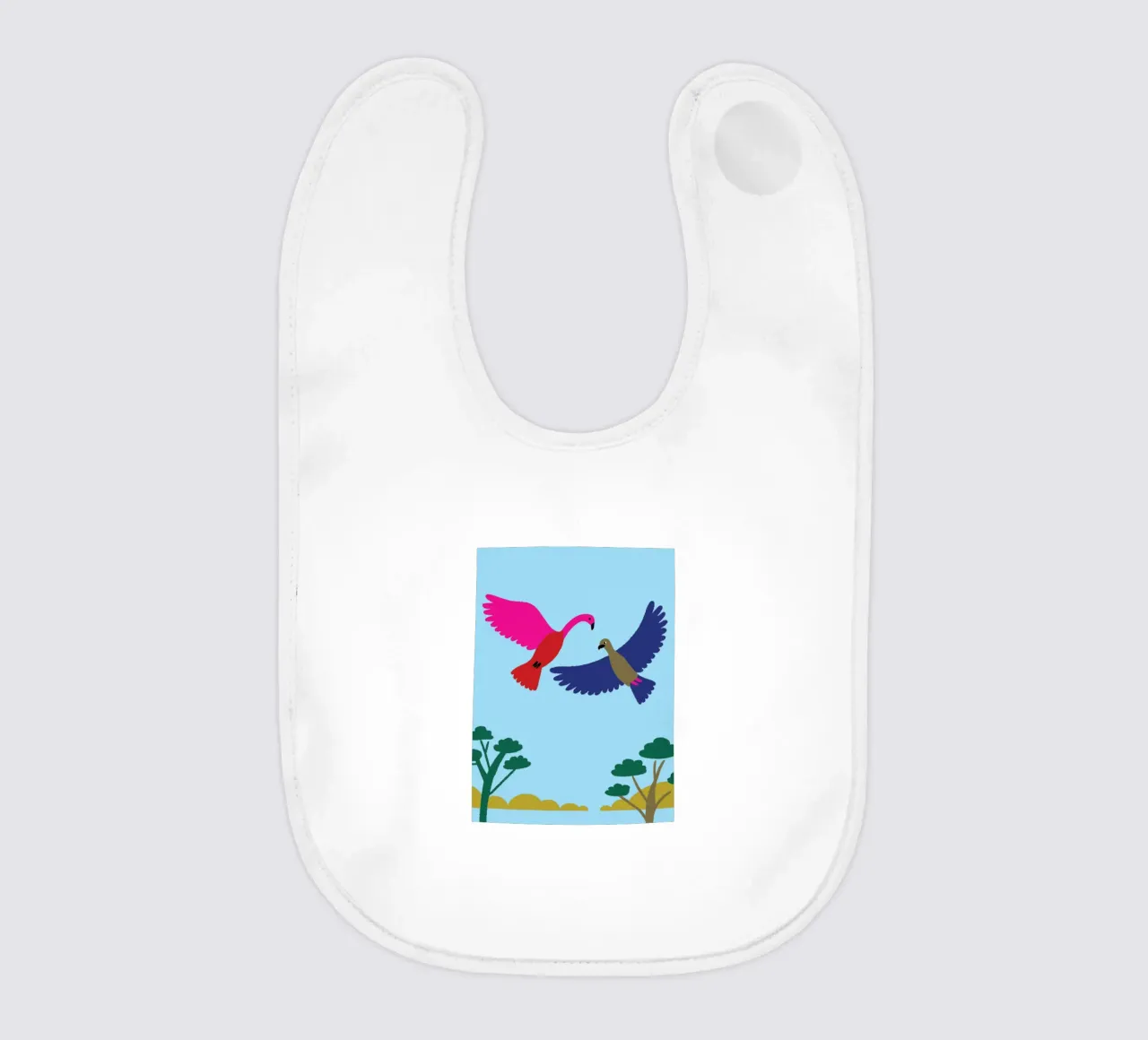 Due uccelli bavaglino da TRENDY POSTER SHOP