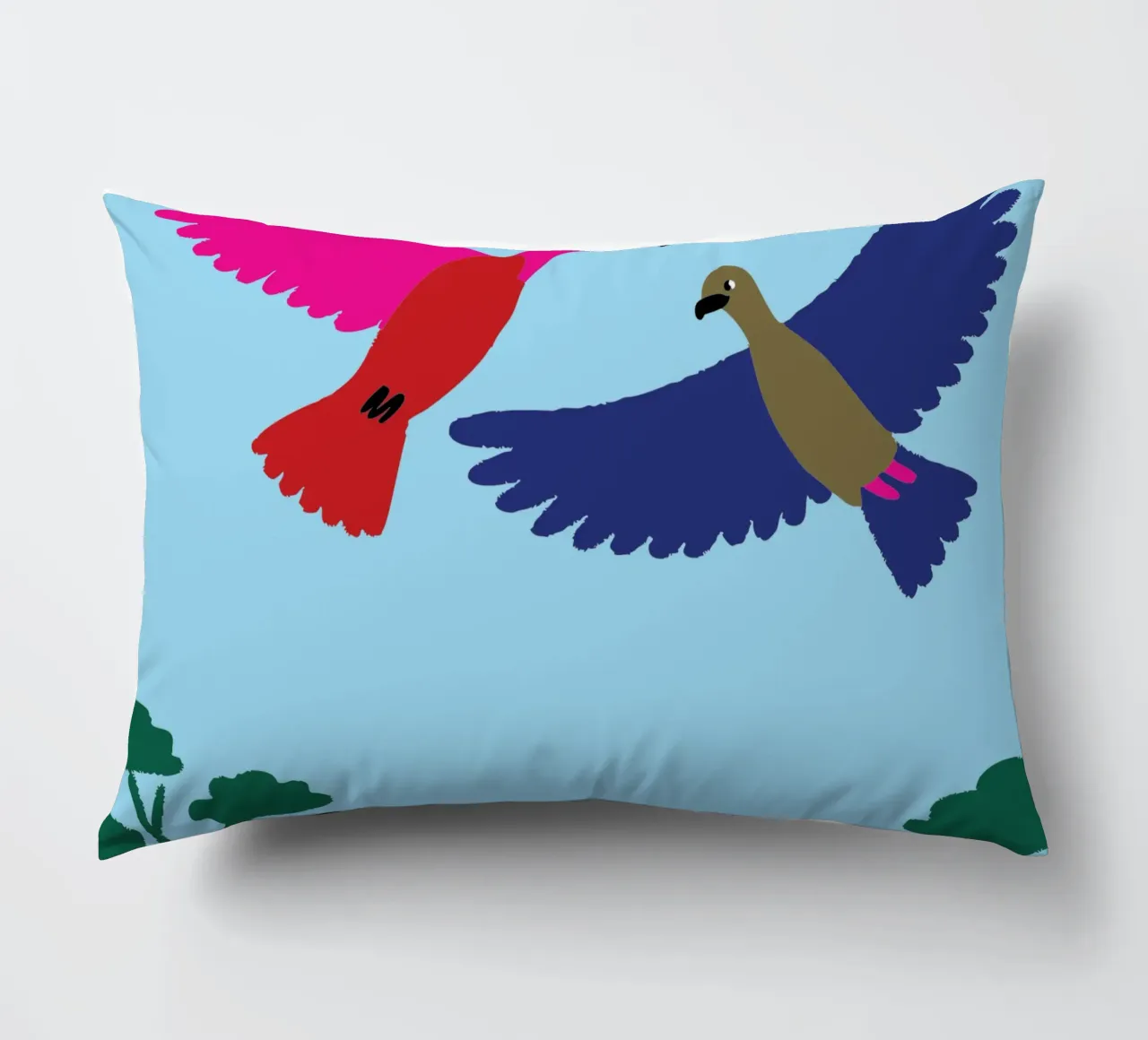 Due uccelli cuscino da TRENDY POSTER SHOP