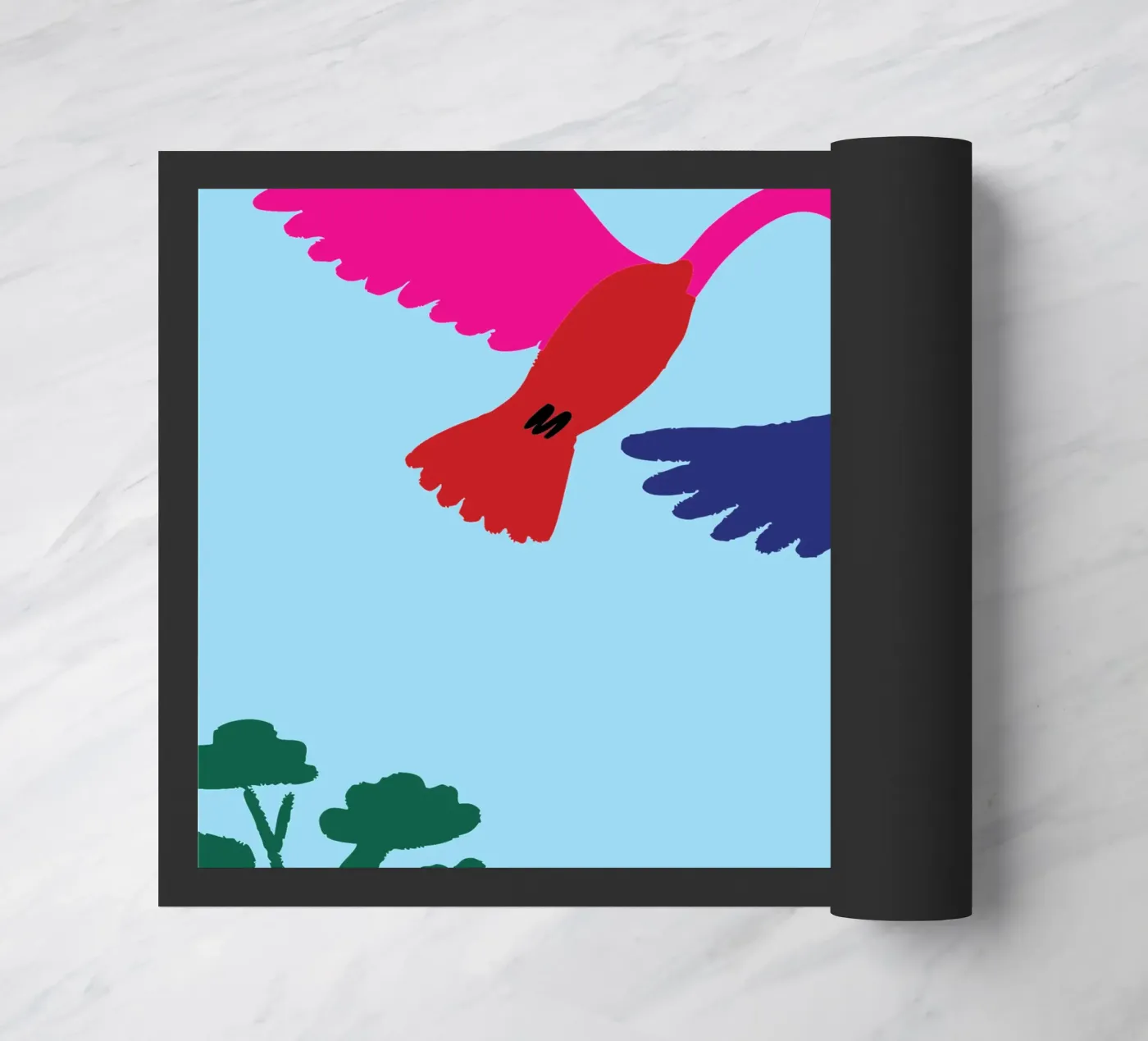 Due uccelli zerbino da TRENDY POSTER SHOP