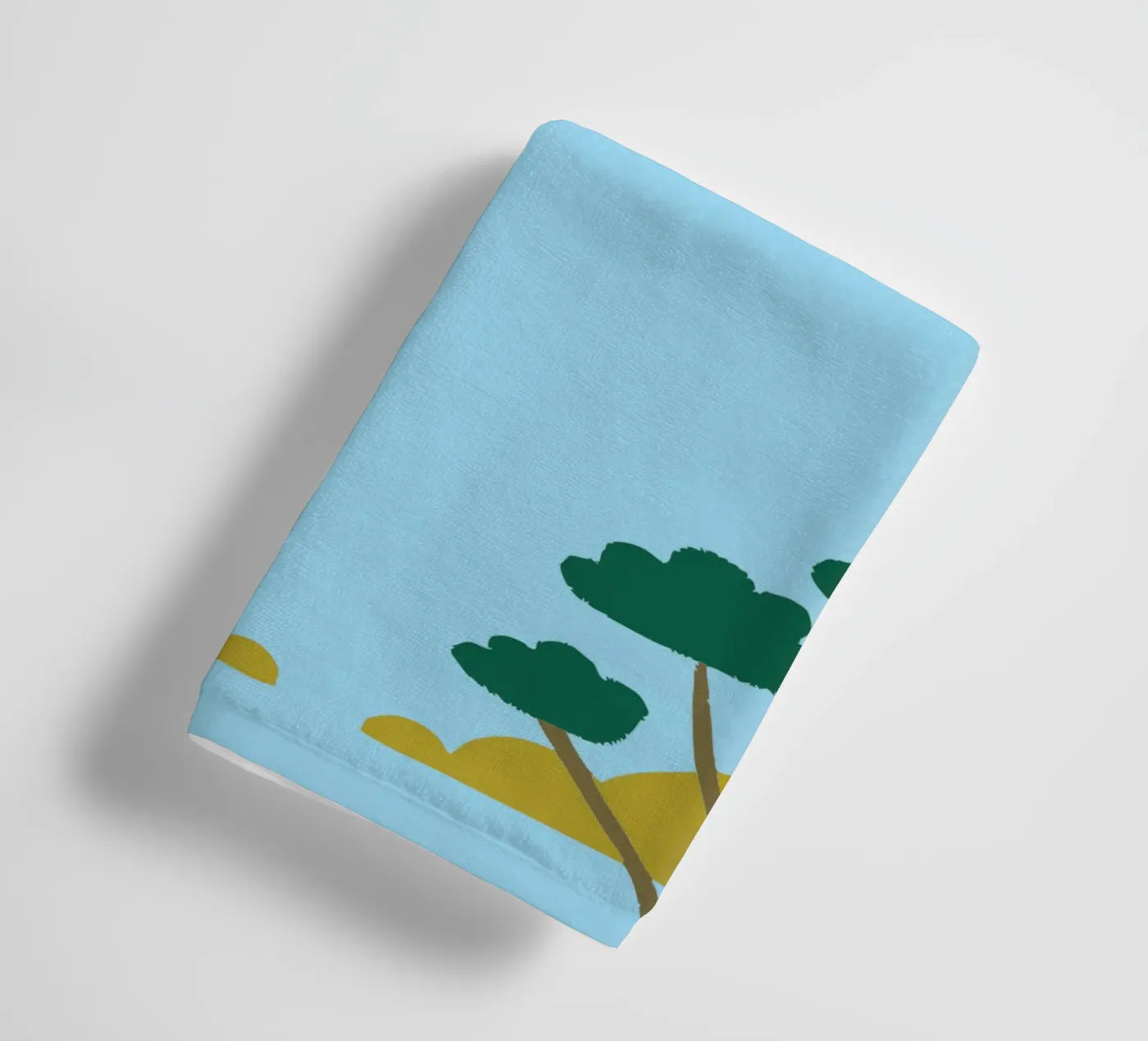 Two Birds towel by TRENDY POSTER SHOP