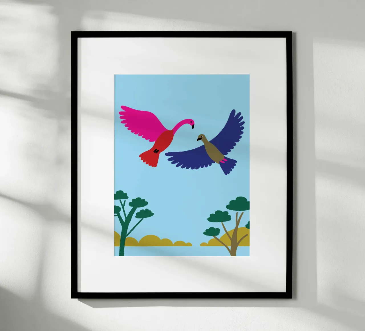 Two Birds poster by TRENDY POSTER SHOP