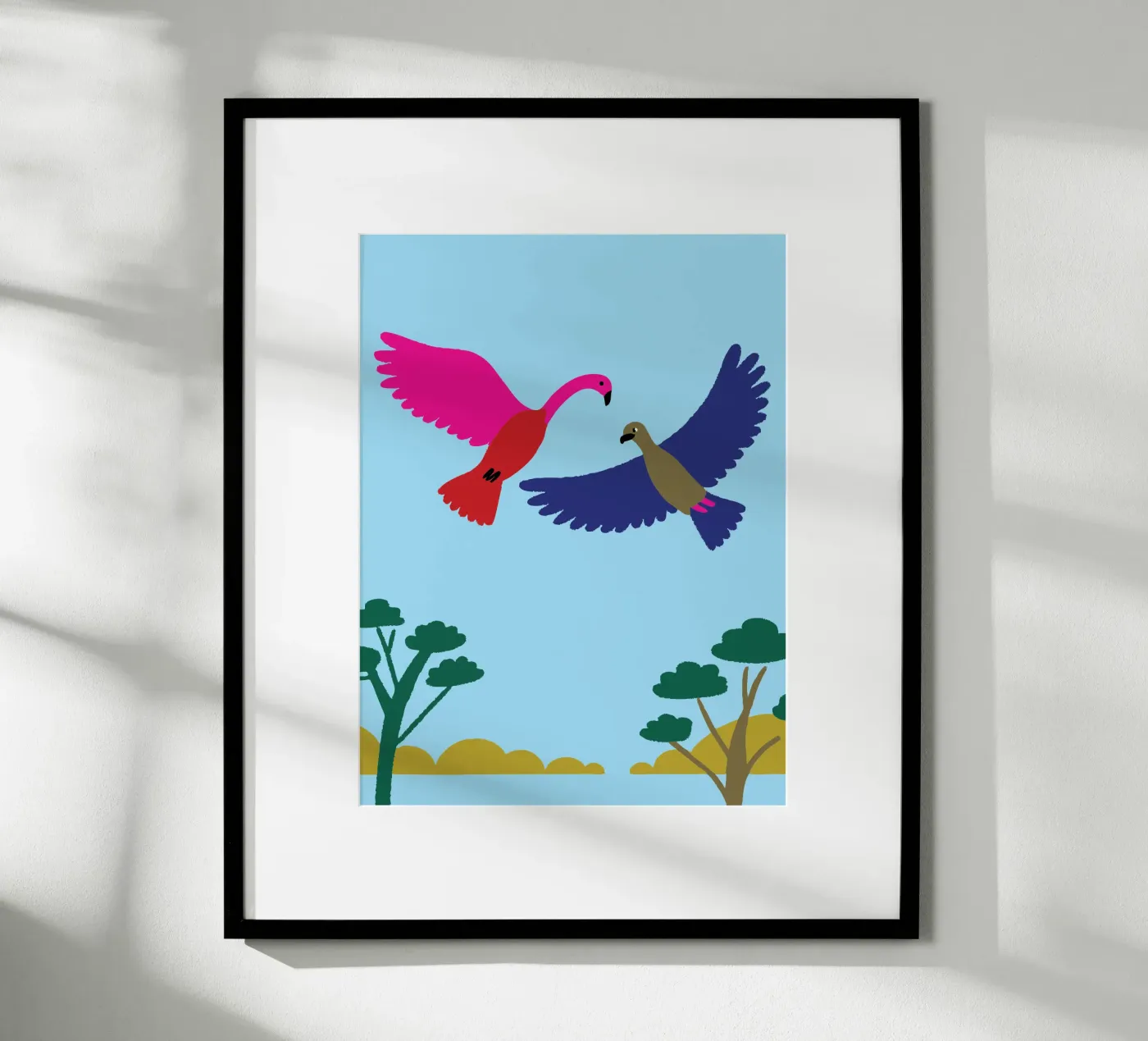 Two Birds poster by TRENDY POSTER SHOP