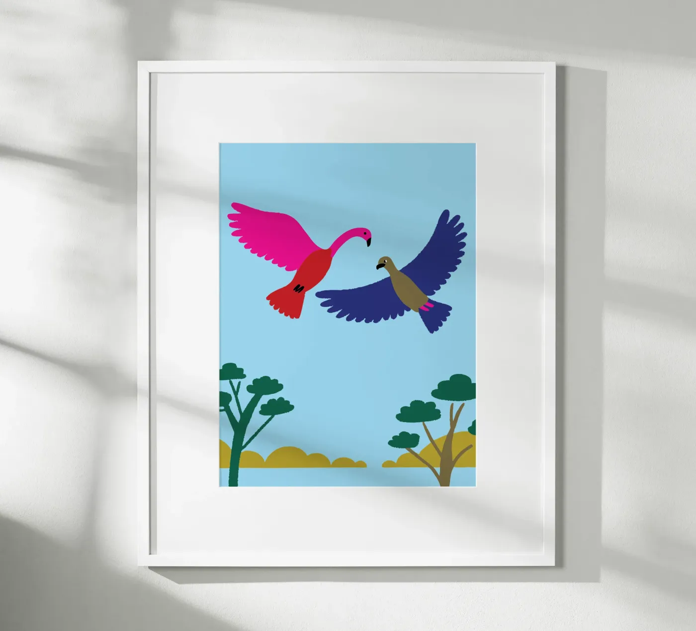 Two Birds poster by TRENDY POSTER SHOP