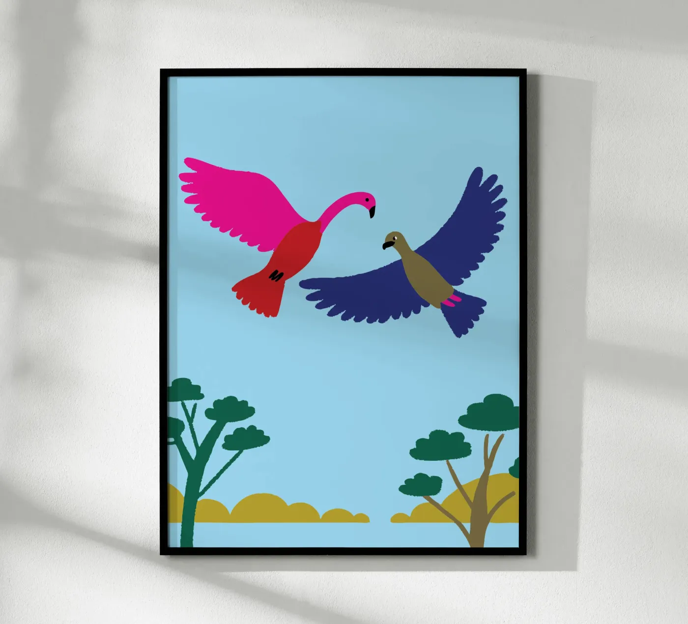 Two Birds poster by TRENDY POSTER SHOP