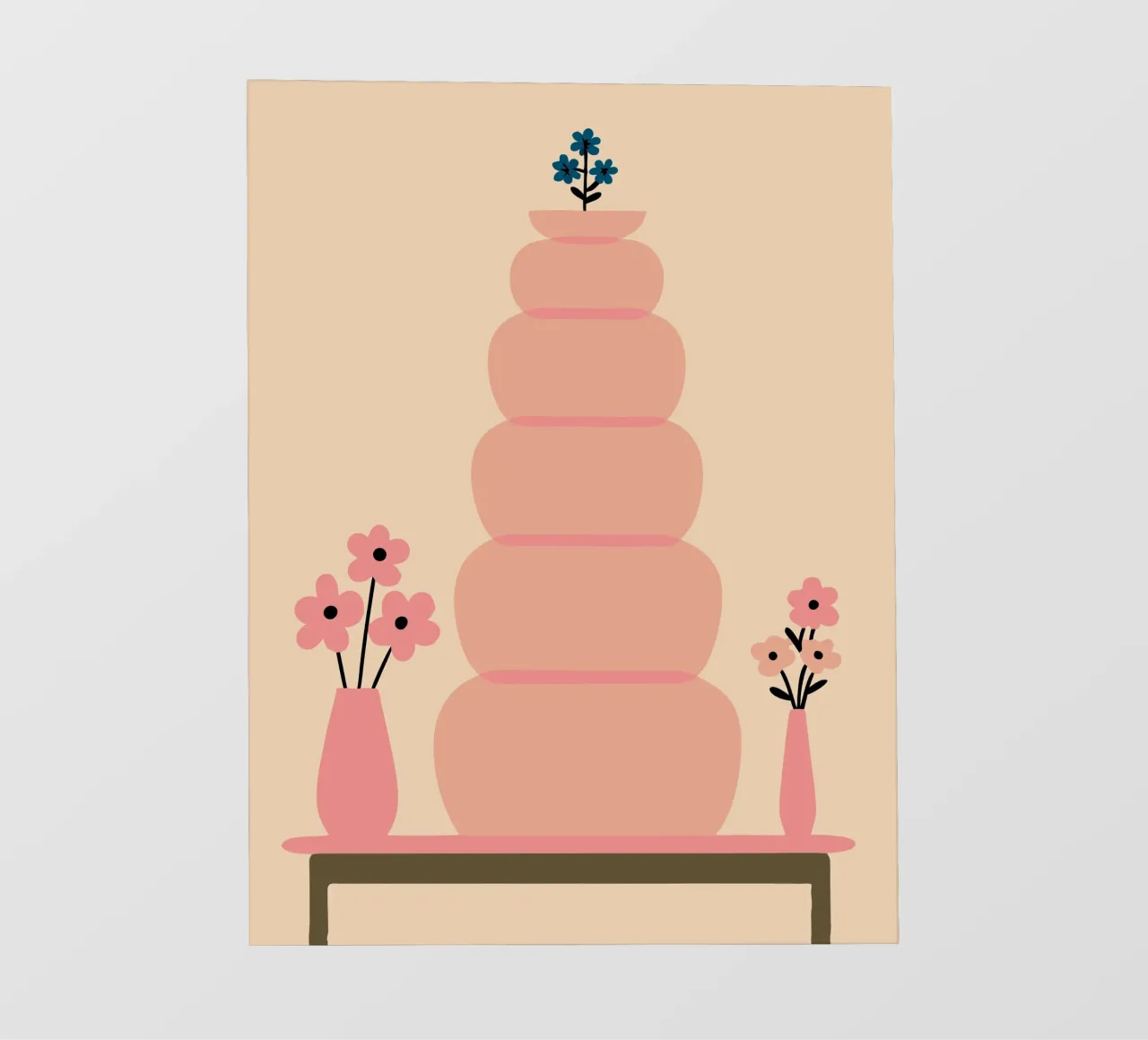 Vaso di fiori telo in pvc da TRENDY POSTER SHOP