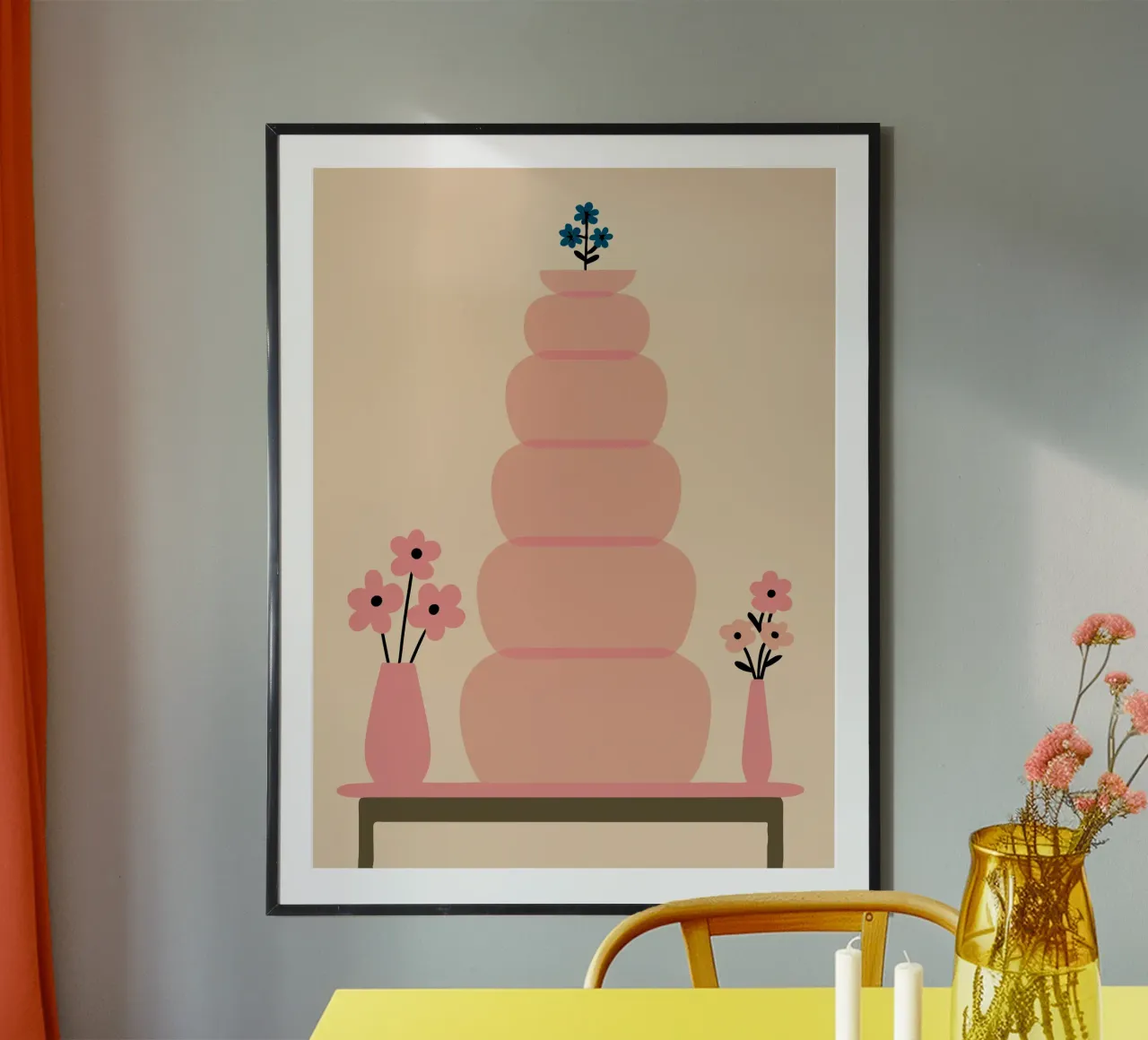 Blumenvase Hahnemühle von TRENDY POSTER SHOP