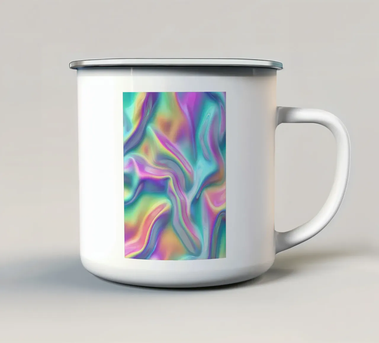Olografico 2 tazza in smalto da Imagine