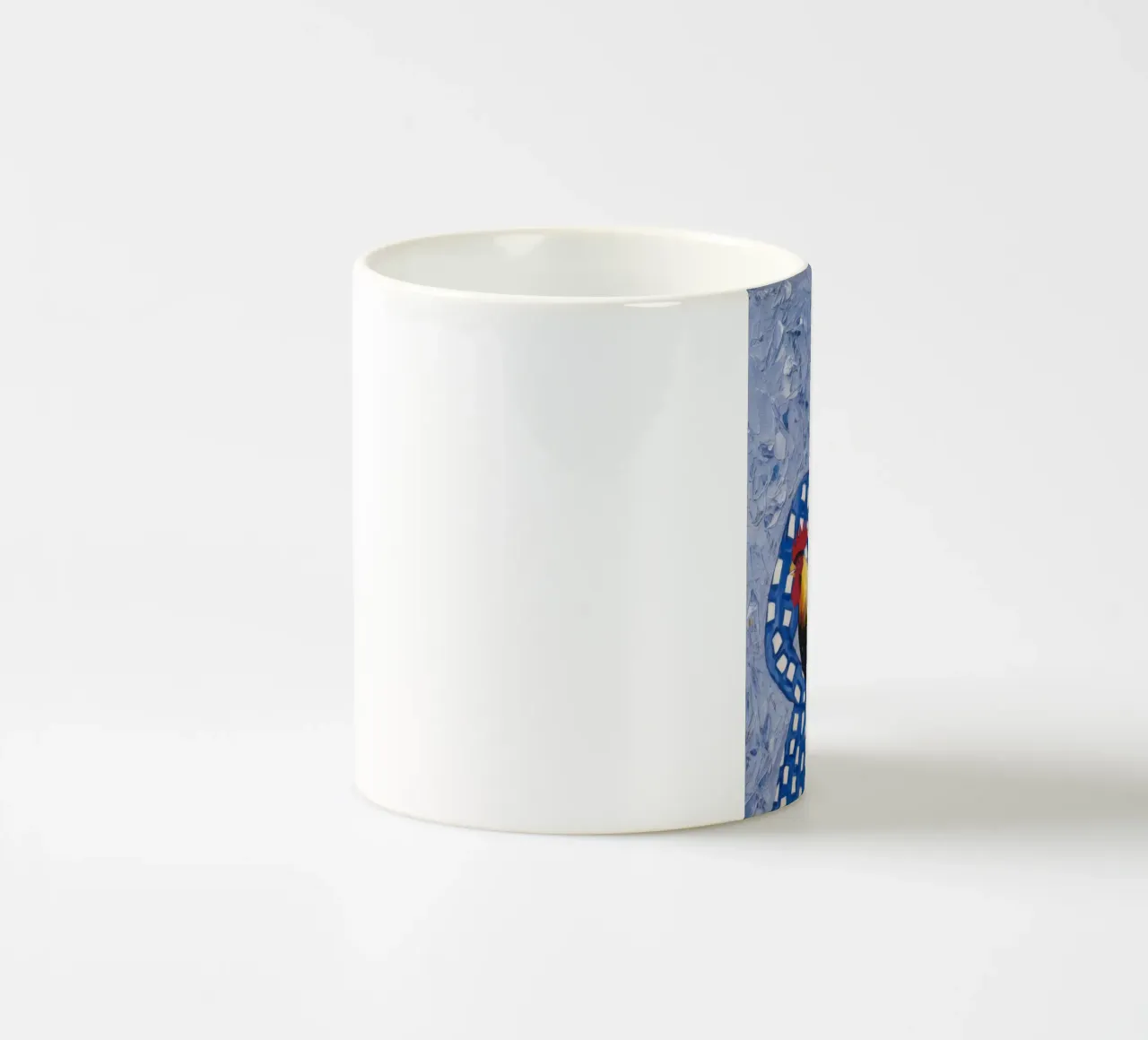 Compagno Gallo Gioioso tazza in ceramica da Ebony Carpenter