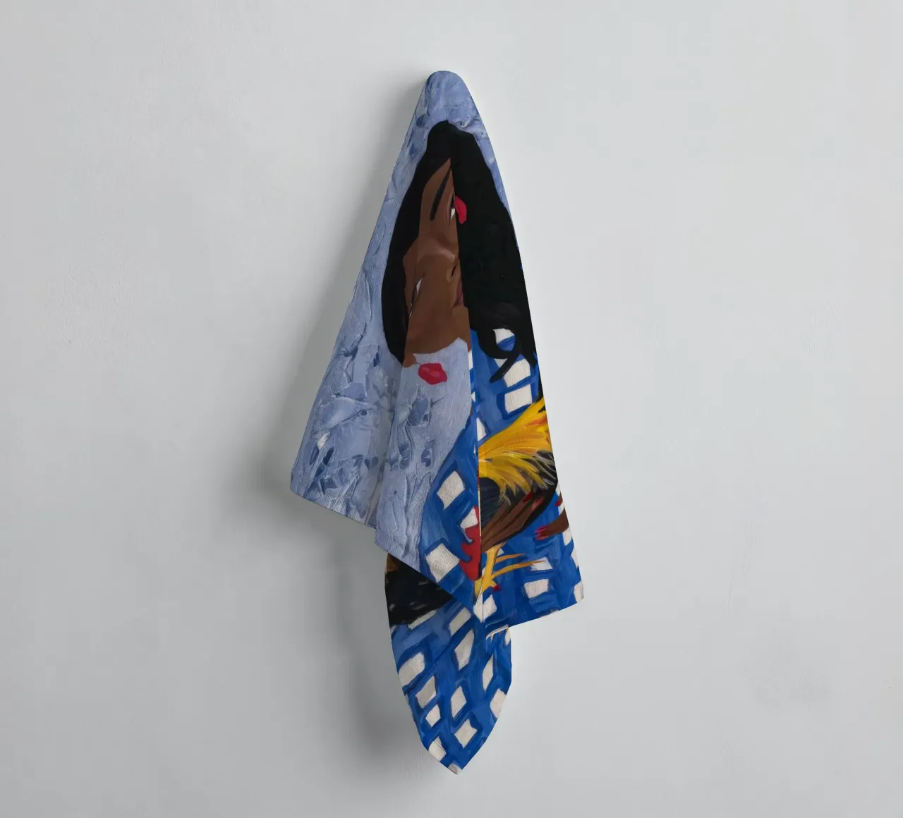 Compagnon du coq joyeux serviette de bain de Ebony Carpenter