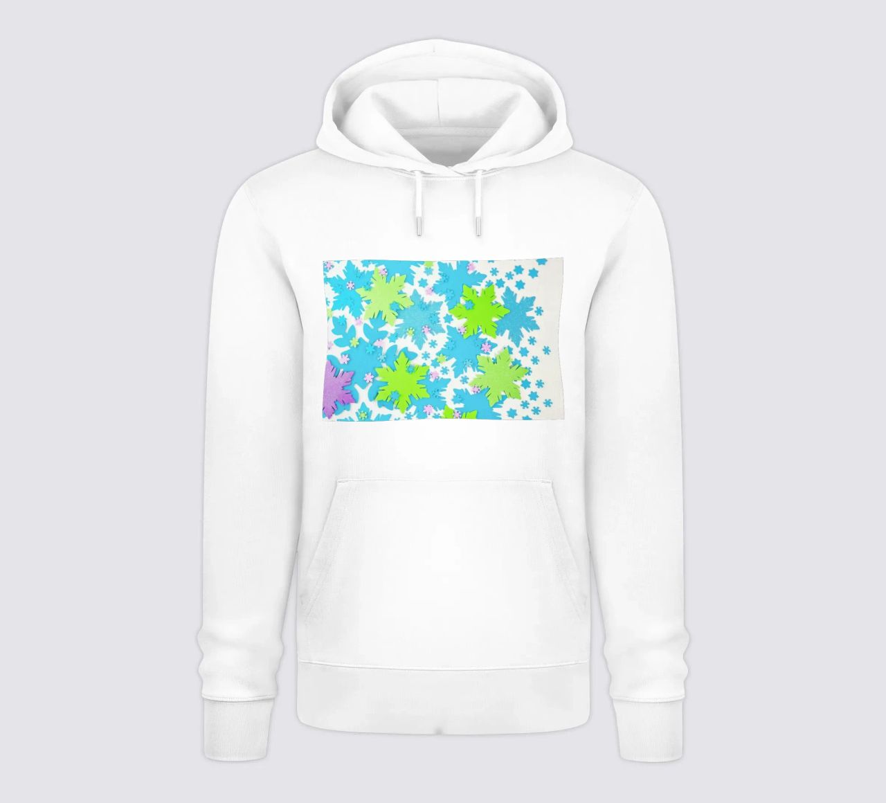 Snowflakes felpa con cappuccio da Juj Winn