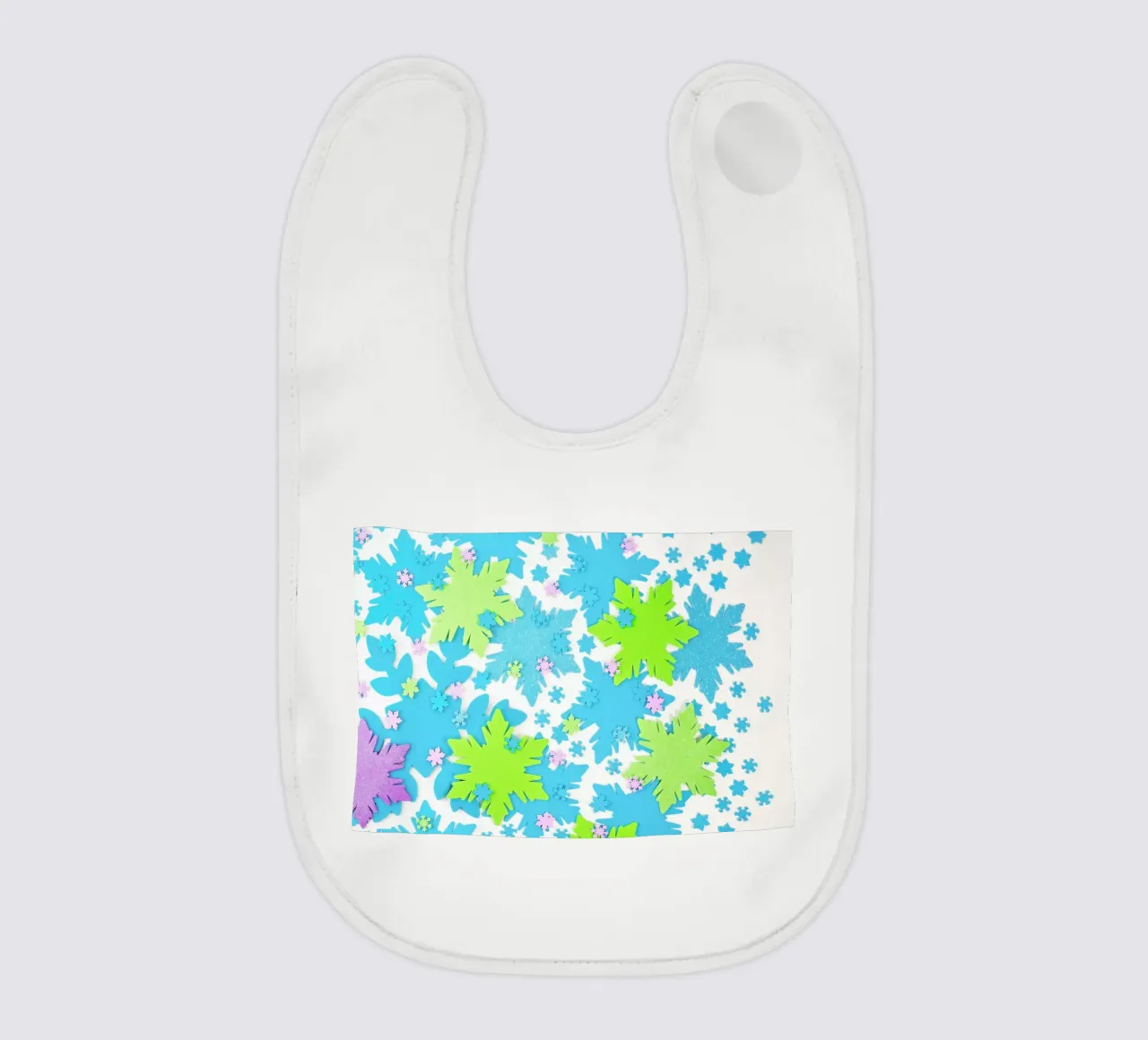 Snowflakes bavaglino da Juj Winn