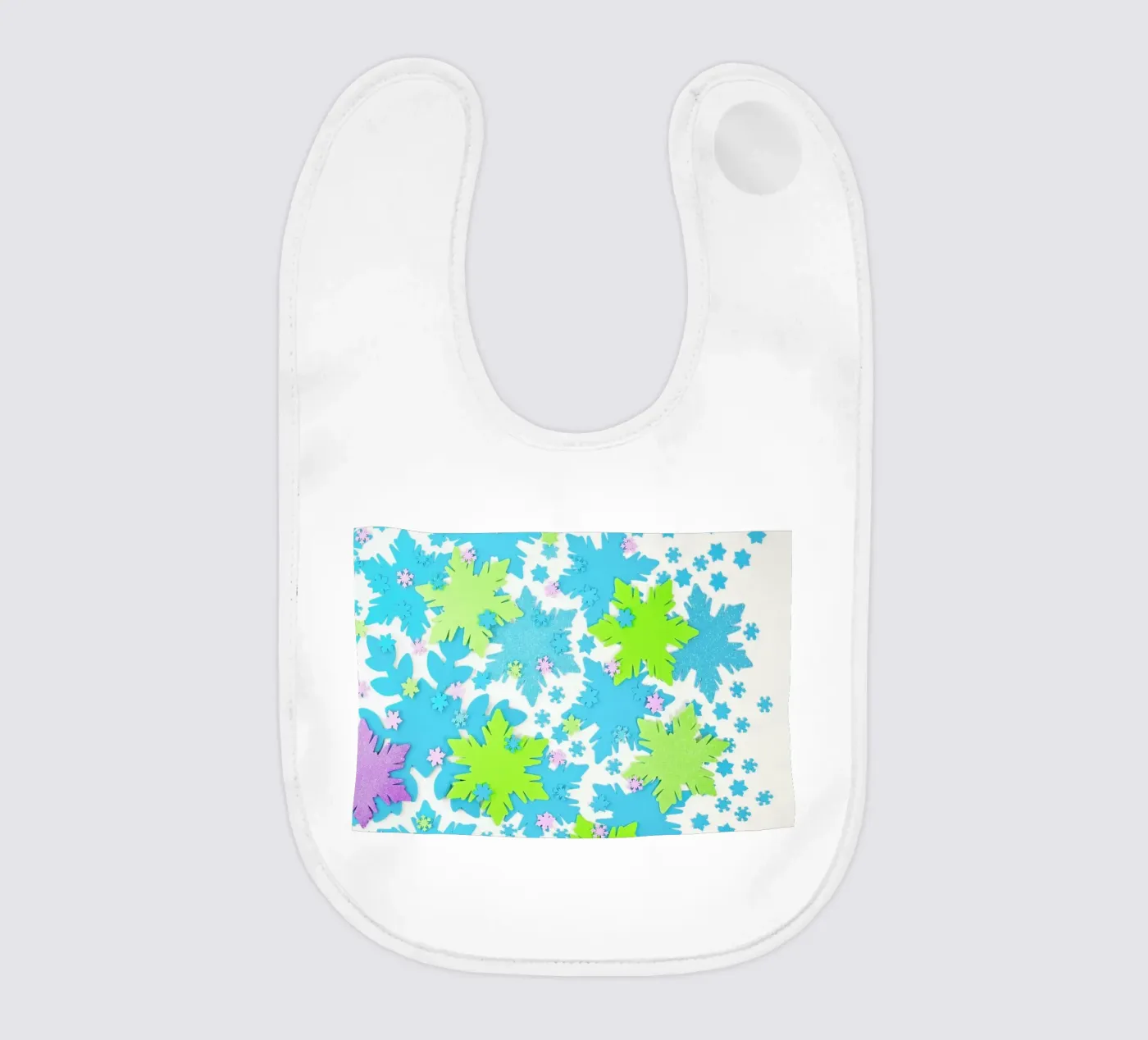 Snowflakes bavaglino da Juj Winn