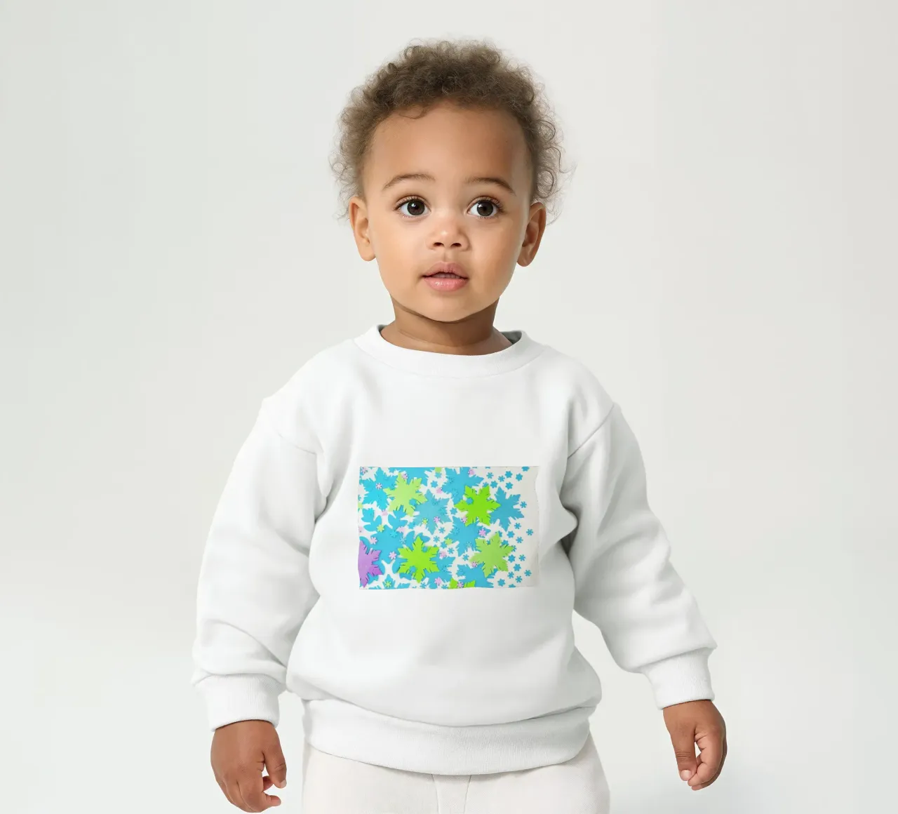Snowflakes sudadera de bebé de Juj Winn