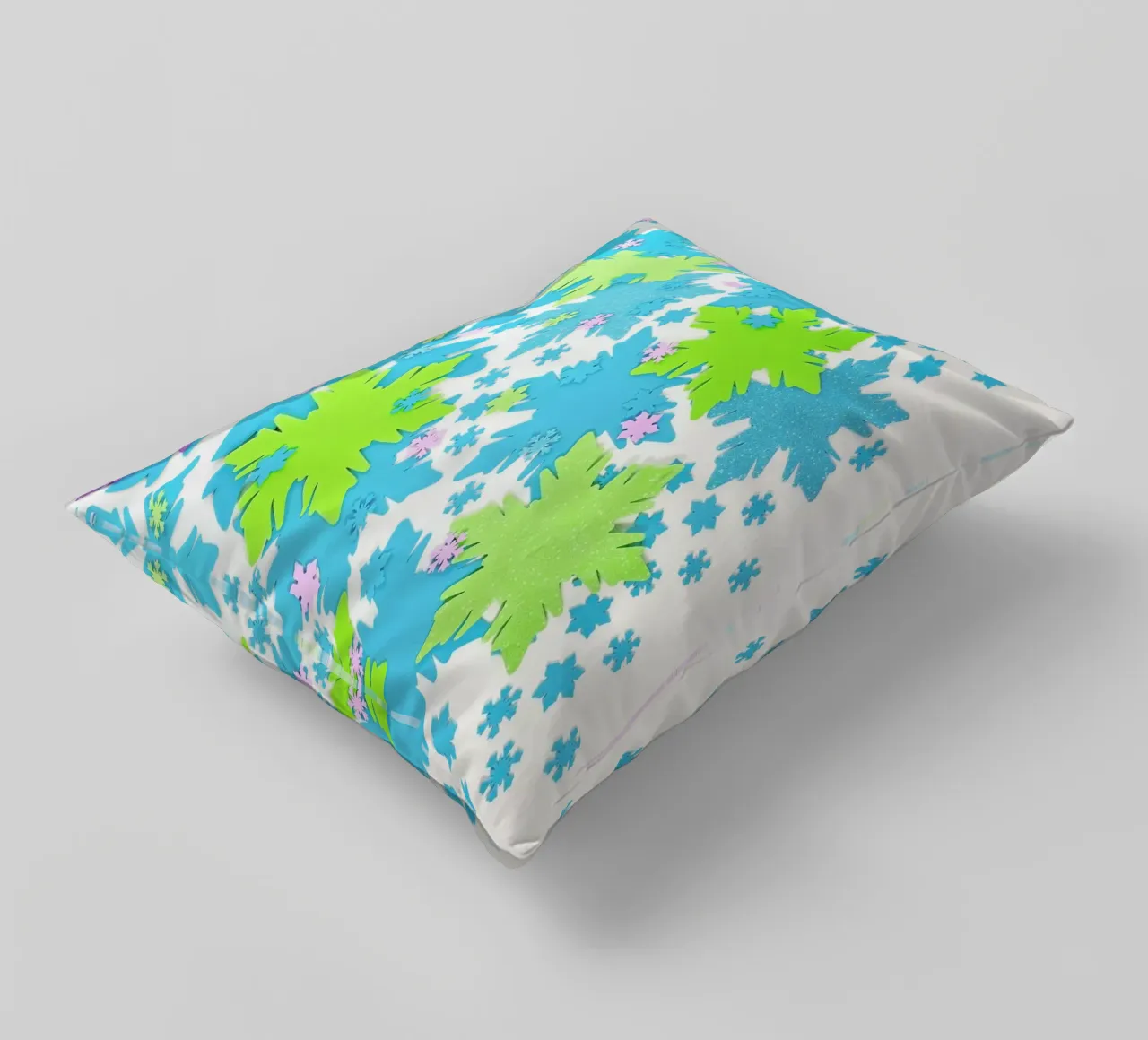 Snowflakes cuscino da Juj Winn