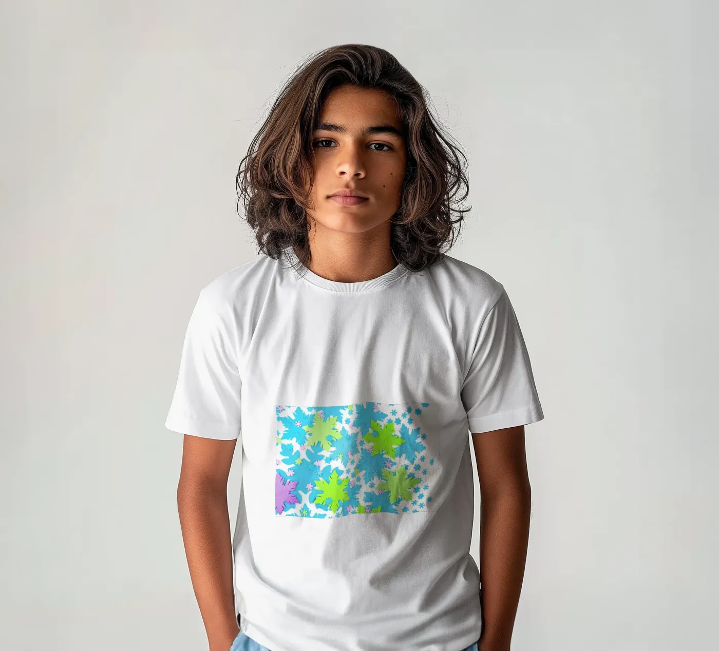Snowflakes t-shirt bambini da Juj Winn