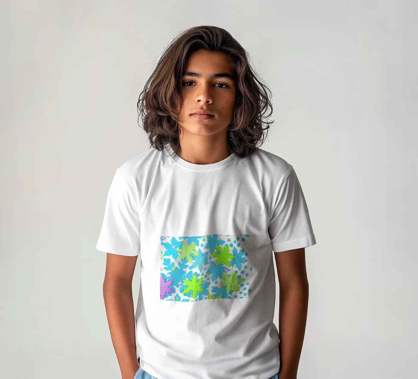Snowflakes t-shirt bambini da Juj Winn