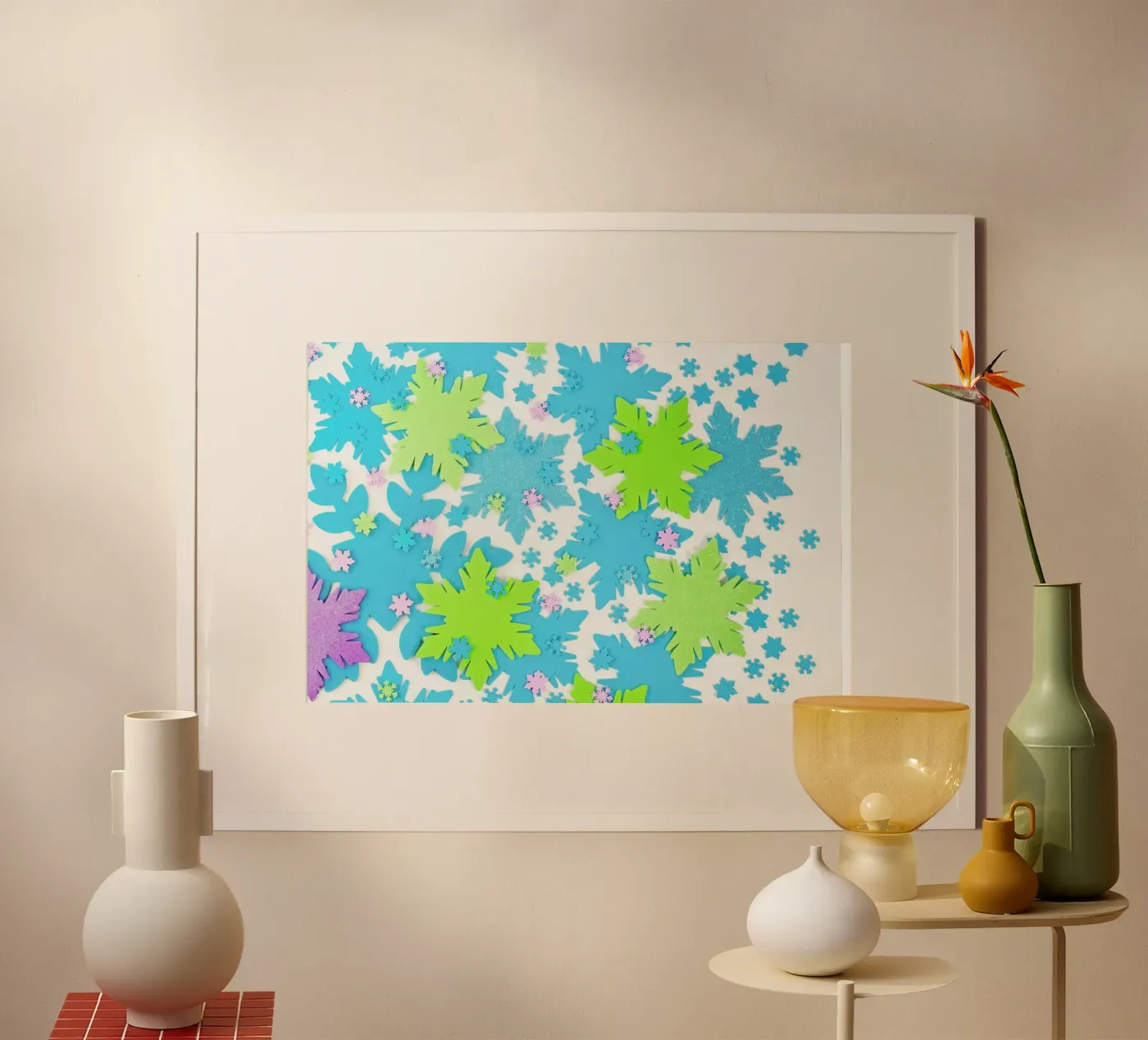 Snowflakes poster by Juj Winn