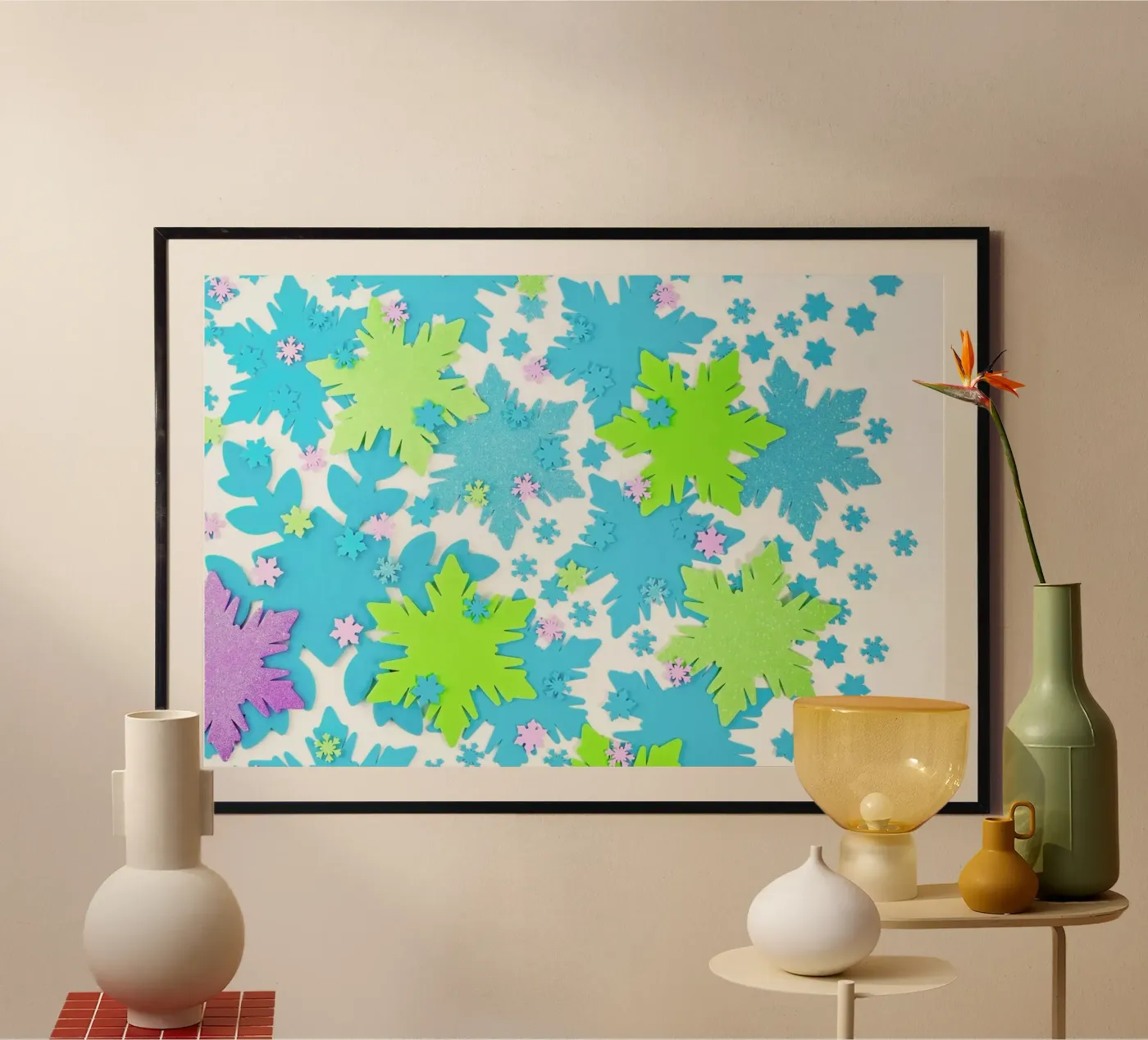 Snowflakes poster by Juj Winn