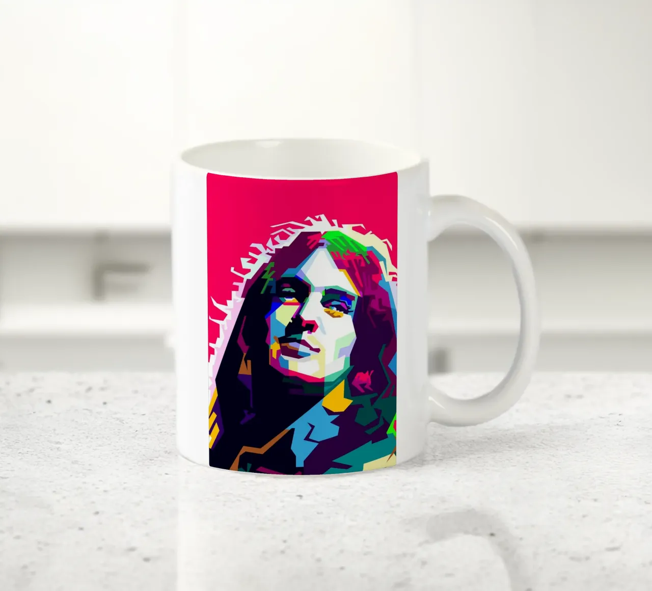 Ian Gillan Cantante hard rock WPAP Trending Now tazza in ceramica da Artkreator