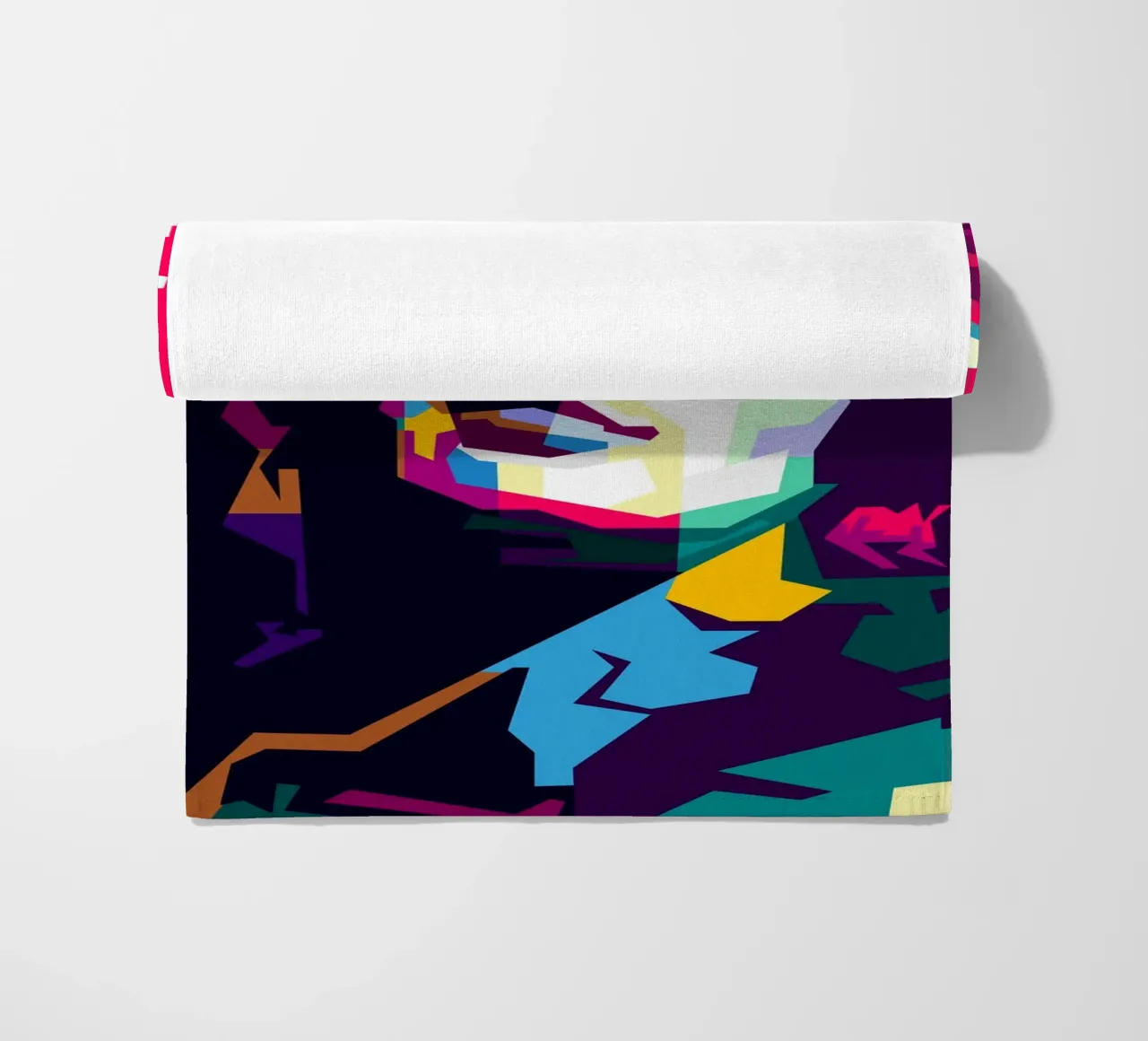 Ian Gillan Hard Rock Singer WPAP Trending Now beach towel by Artkreator