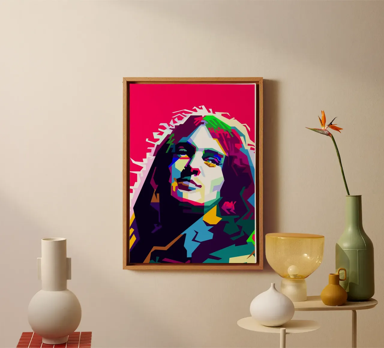Ian Gillan Hardrock-Sänger WPAP Trending Now Leinwand von Artkreator