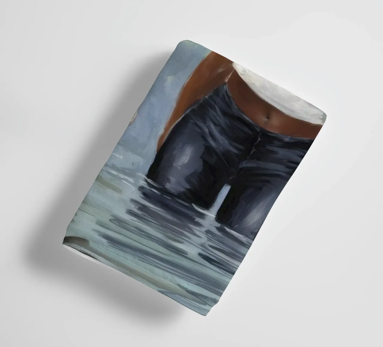 Tranquillo riflesso dell'acqua asciugamano da bagno da Ebony Carpenter