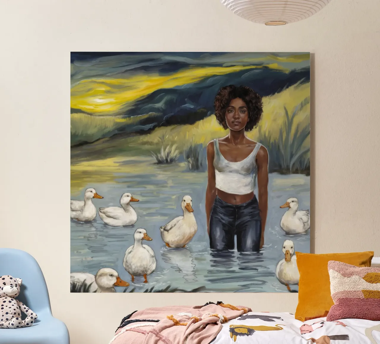 Tranquillo riflesso dell'acqua plexiglass da Ebony Carpenter