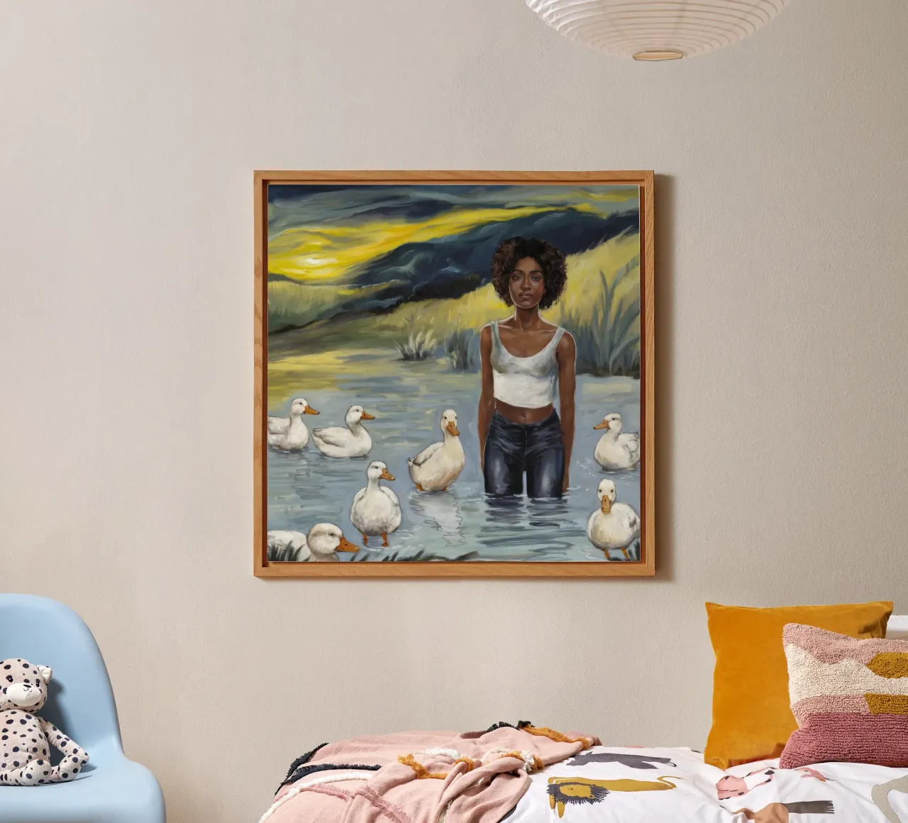 Tranquillo riflesso dell'acqua alluminio dibond da Ebony Carpenter