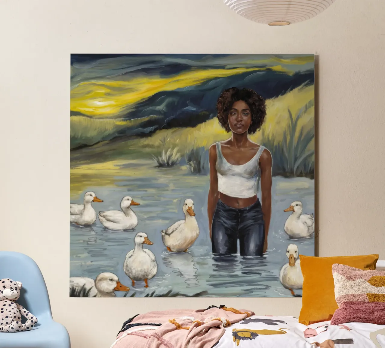 Tranquillo riflesso dell'acqua alluminio dibond da Ebony Carpenter