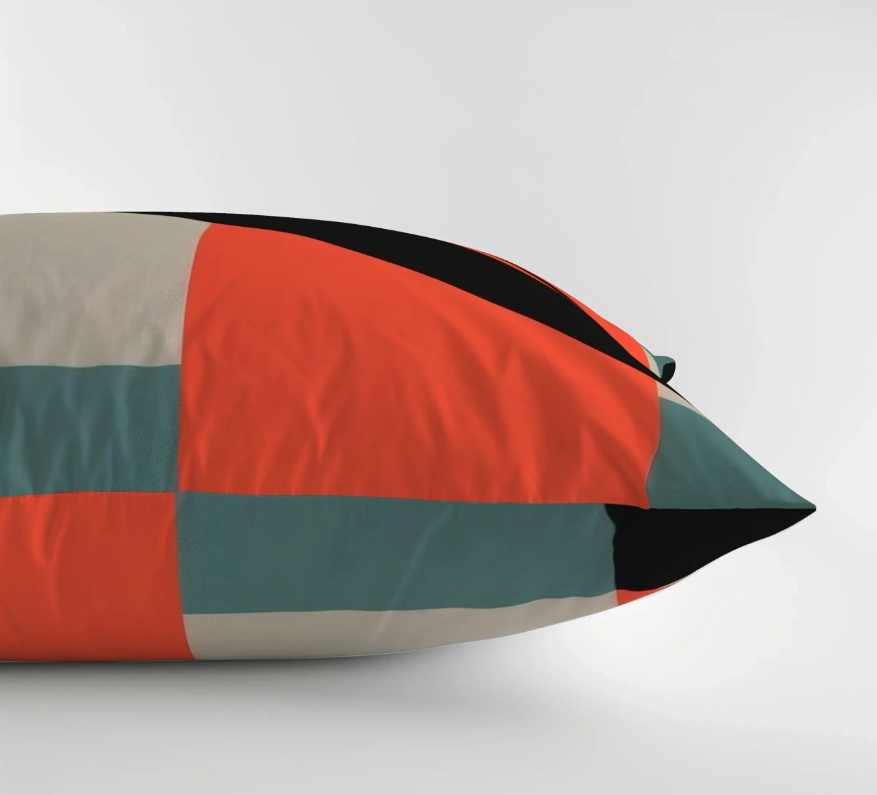 Colorato motivo astratto con forme geometriche e forme fluide. cuscino da DesignDoodle