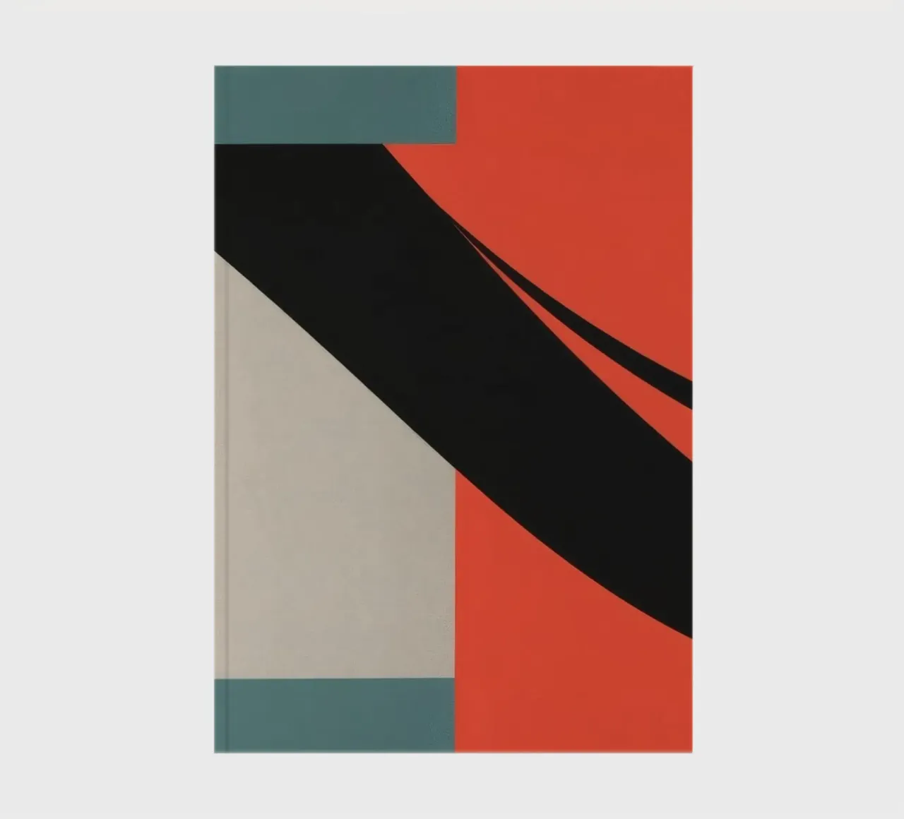 Colorful abstract pattern with geometric shapes and flowing notebook by DesignDoodle