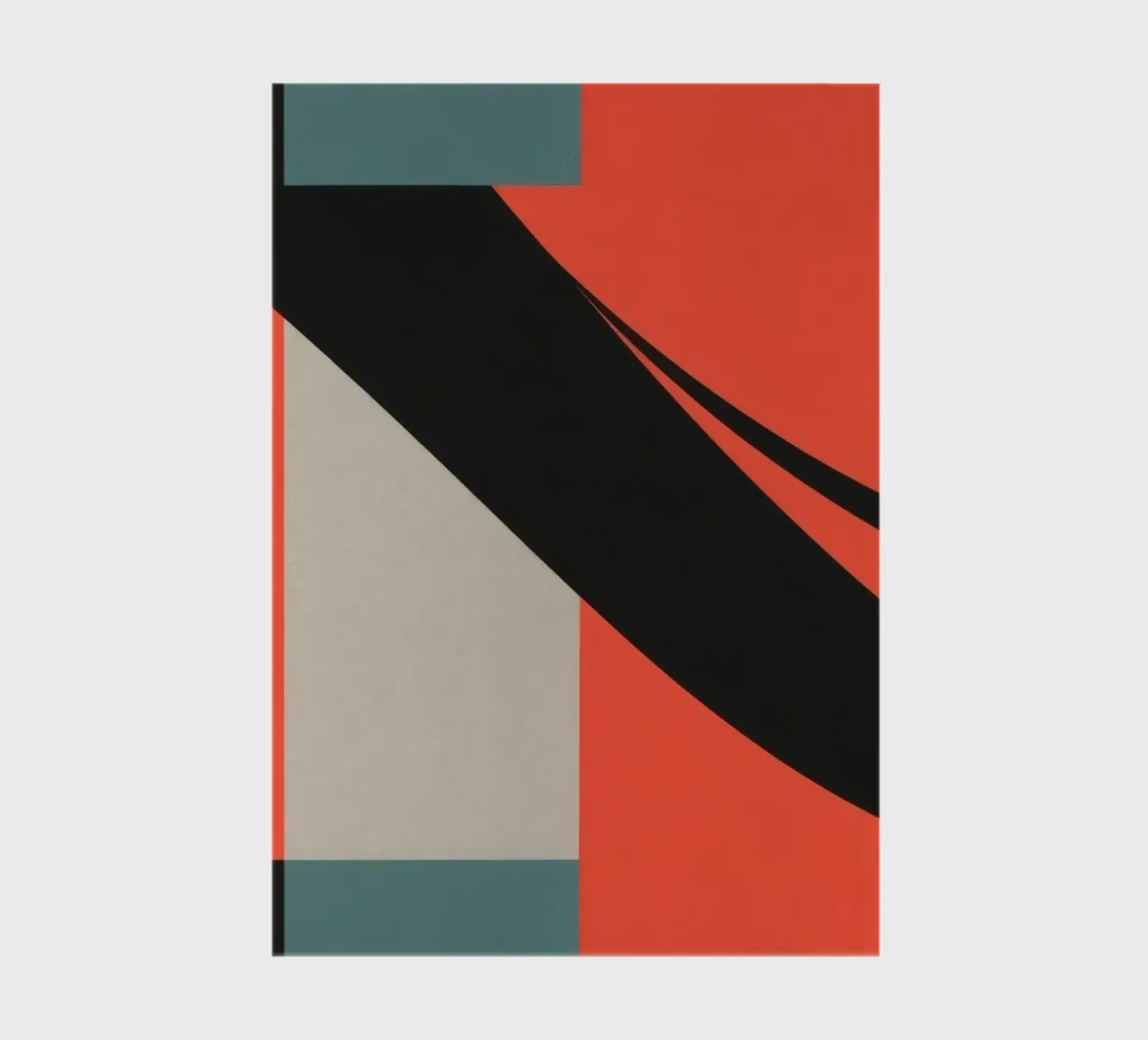 Colorful abstract pattern with geometric shapes and flowing notebook by DesignDoodle