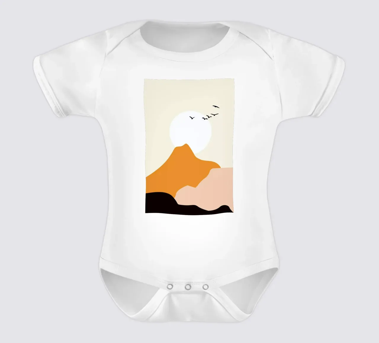 Journey South Kurzarm Babybody von Pure