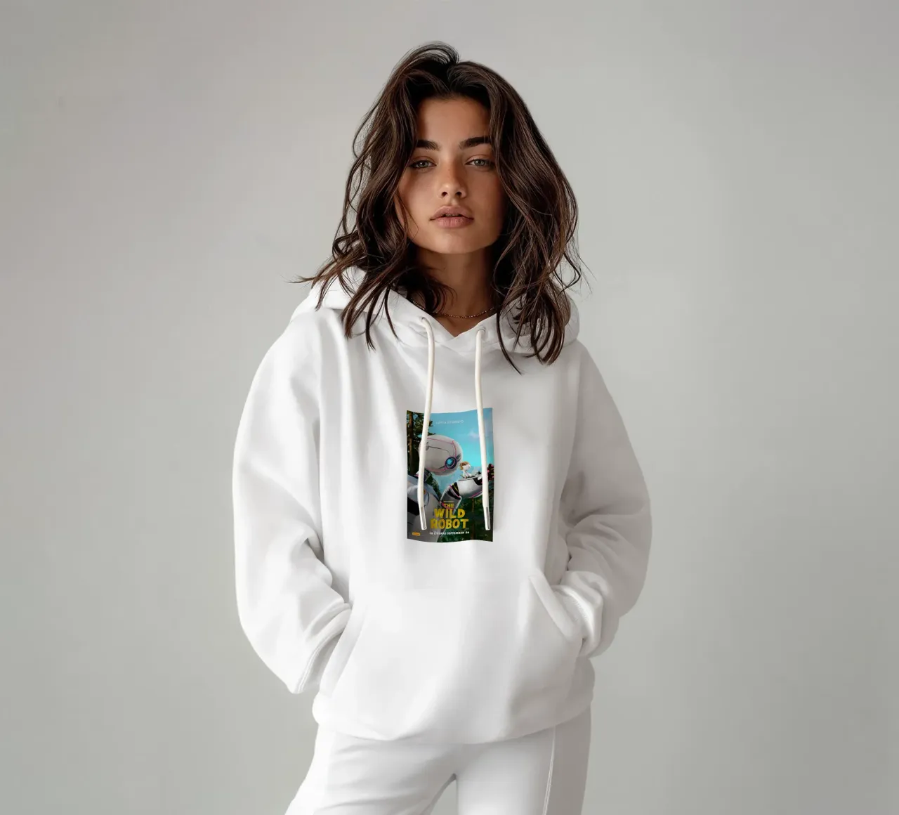 The Wild Robot felpa con cappuccio da Attaboy Dsgn