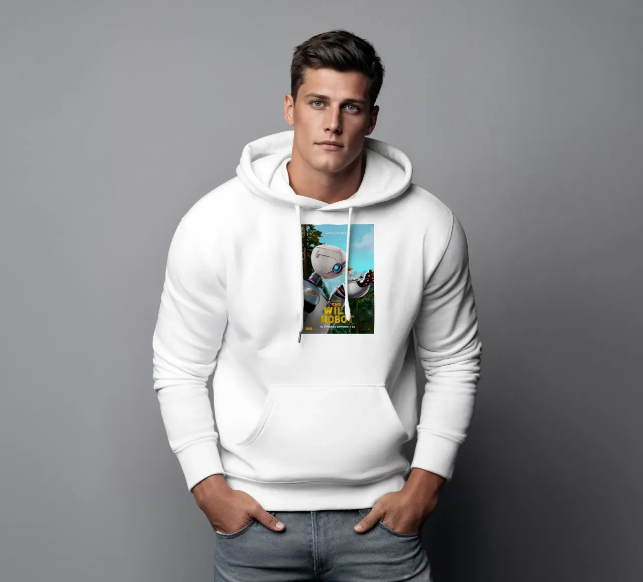 The Wild Robot felpa con cappuccio da Attaboy Dsgn
