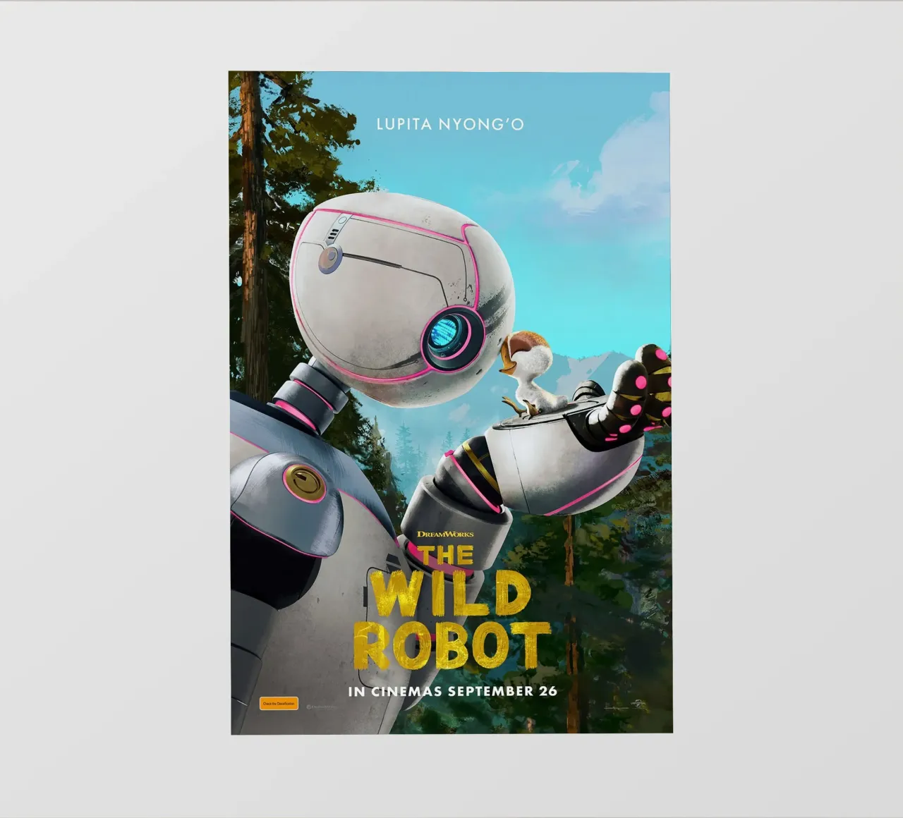 The Wild Robot pellicola backlit da Attaboy Dsgn