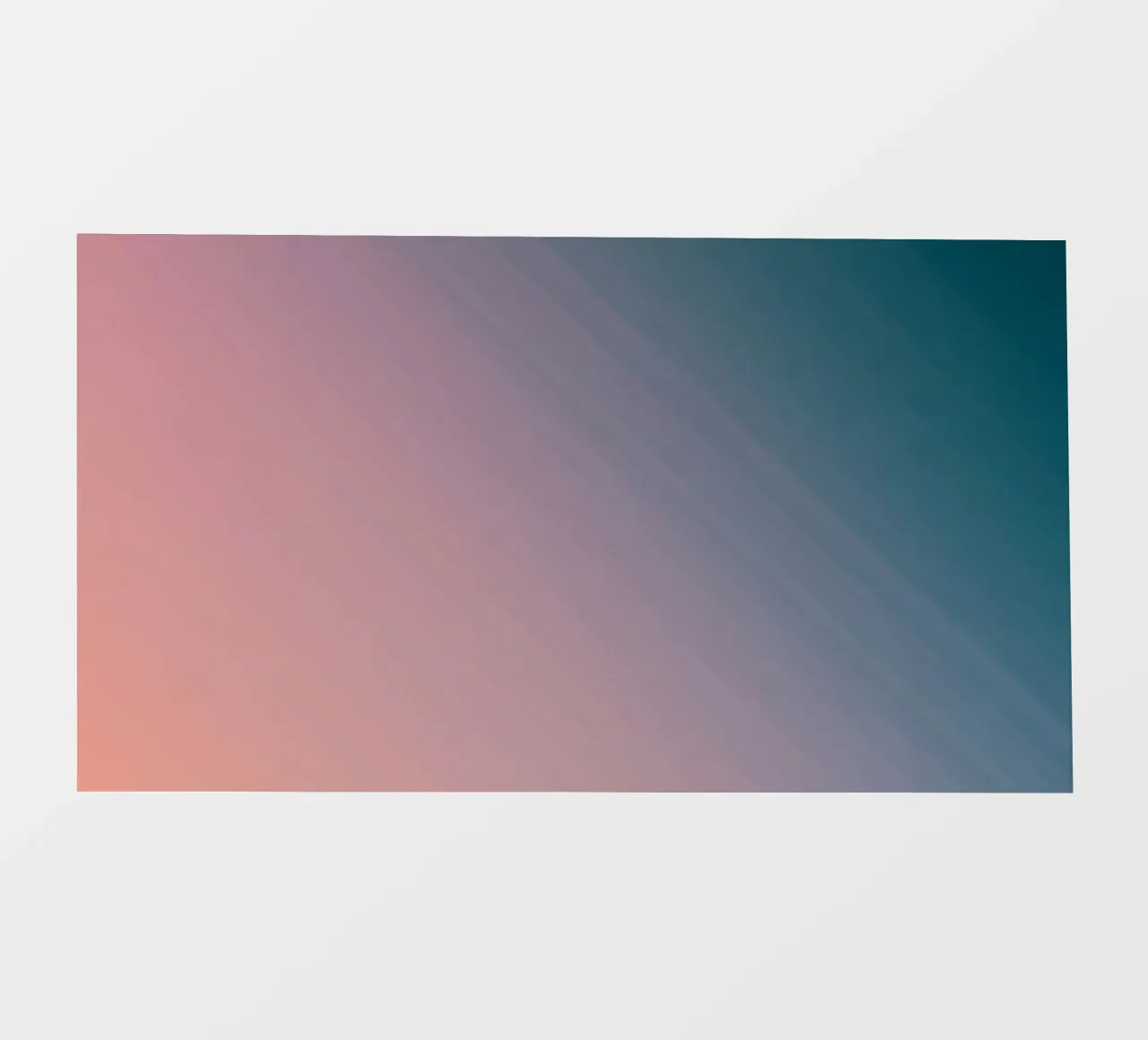 Sfumature di colore che vanno dal caldo pesca al freddo verde acqua. pellicola backlit da DesignDoodle