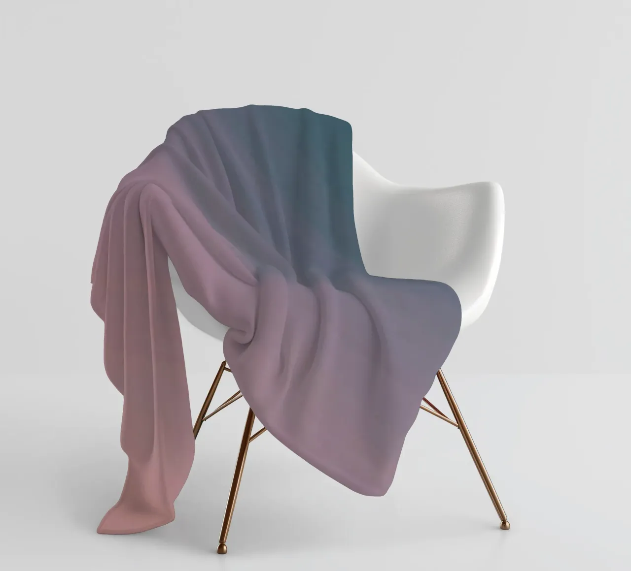 Sfumature di colore che vanno dal caldo pesca al freddo verde acqua. coperta in pile da DesignDoodle