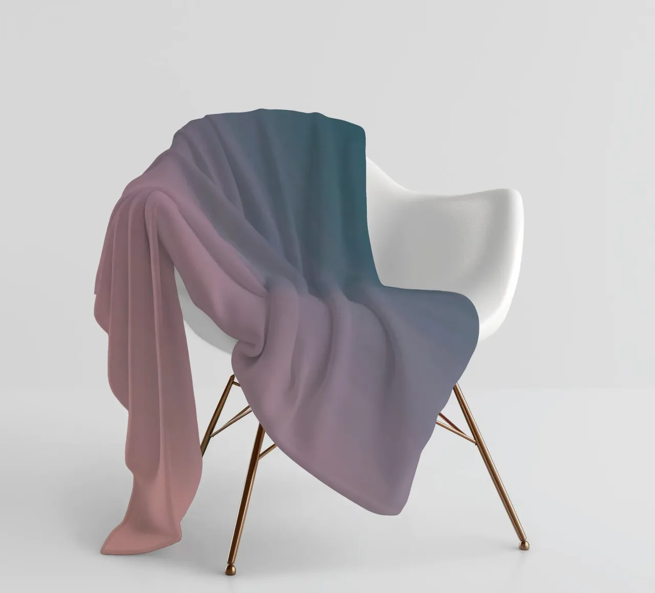 Sfumature di colore che vanno dal caldo pesca al freddo verde acqua. coperta in pile da DesignDoodle