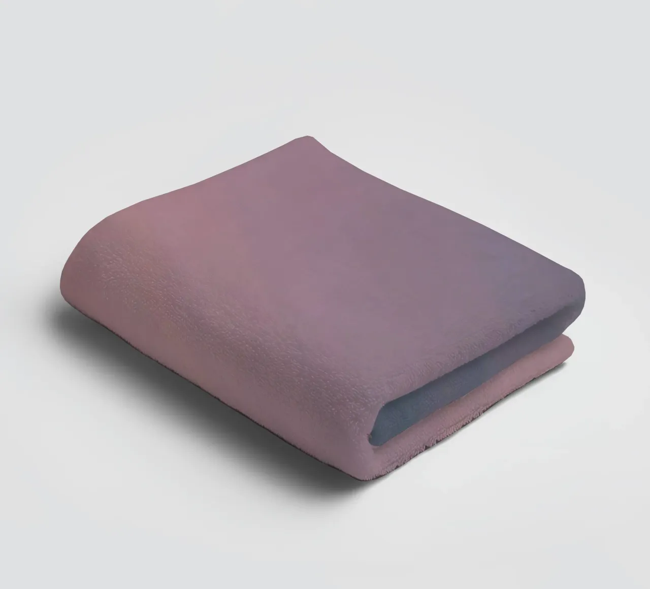 Colorful gradient blending from warm peach to cool teal towel by DesignDoodle